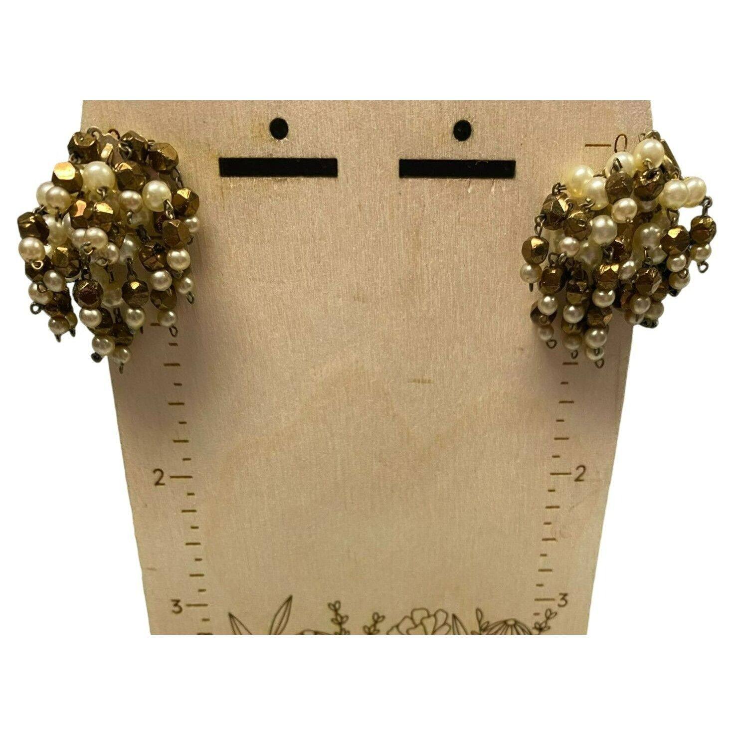 Other Rare Vintage Castlecliff Multi-Strand Pearl & Bronze Bead Ne Size ONE SIZE - 5 Thumbnail
