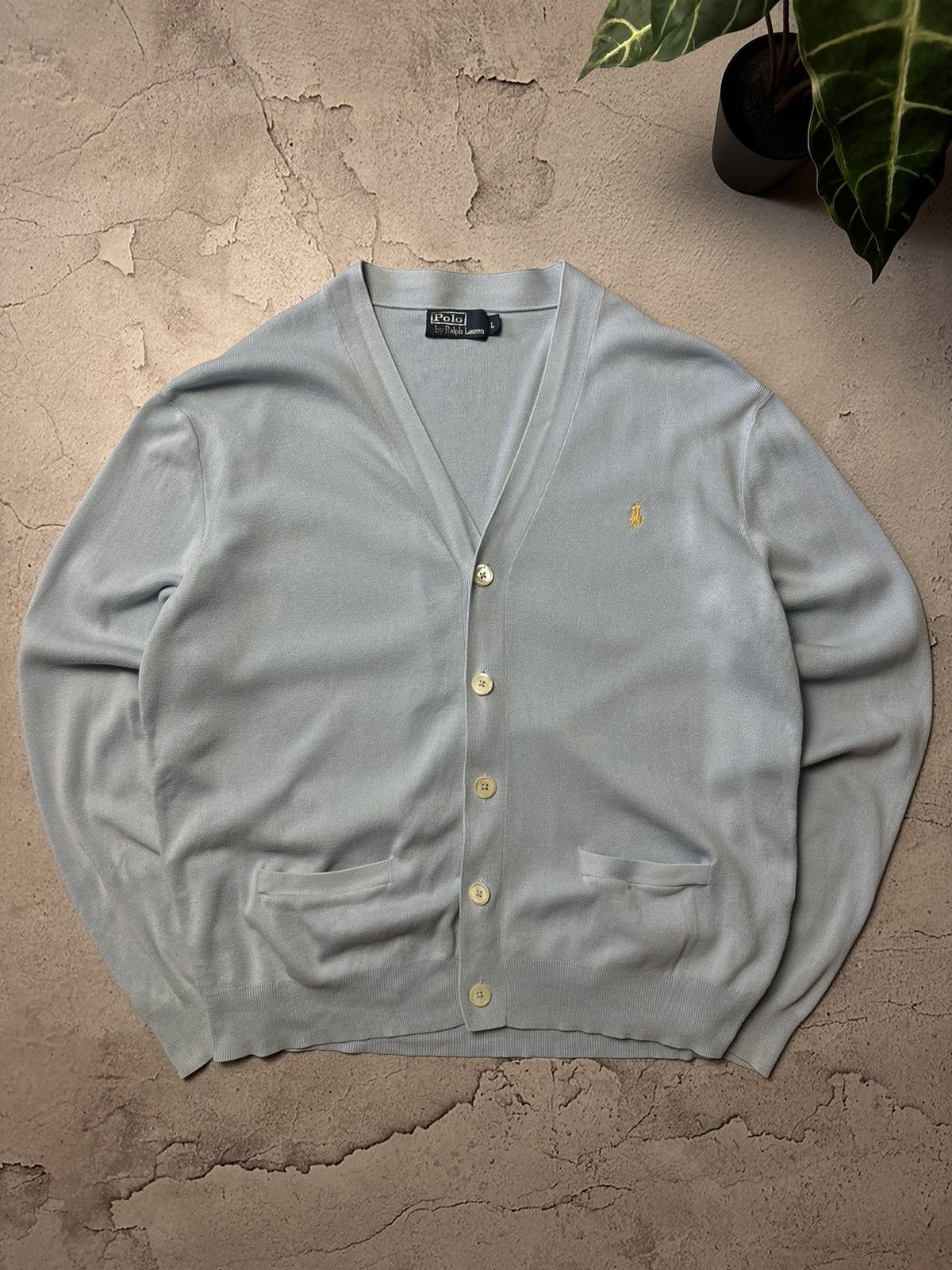 Polo Ralph Lauren Polo Ralph Lauren Knit Blue Cardigan Sweater Vintage Size L Size US L / EU 52-54 / 3 - 1 Thumbnail