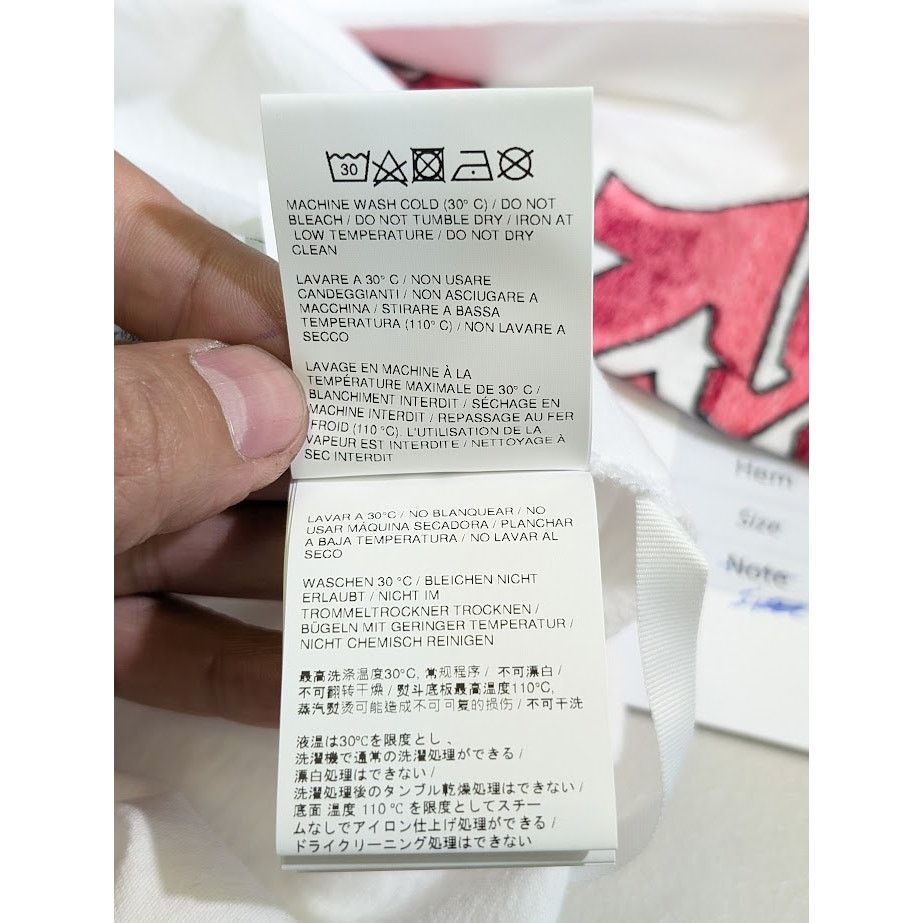 Off-White o1rshd1 Graff Pup Skate Long Sleeve T-Shirt in White Size US M / EU 48-50 / 2 - 19 Thumbnail