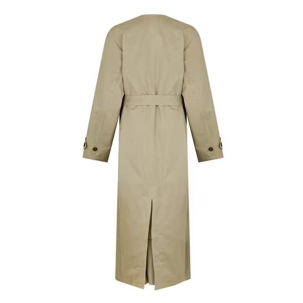 Balenciaga o1g2r1mq0924 Long Trench Coat in Militry Beige Size M / US 6-8 / IT 42-44 - 2 Thumbnail