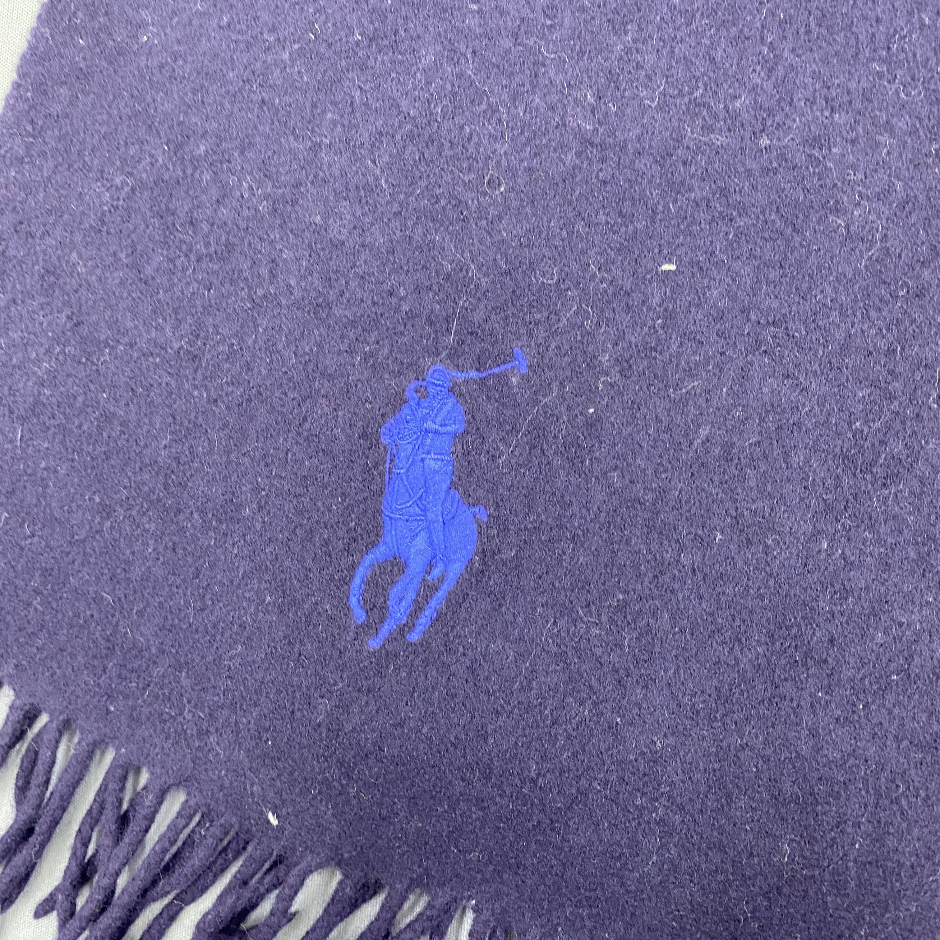 Polo Ralph Lauren Vintage Polo Ralph Lauren Scarf Muffler Wool Scarves Size ONE SIZE - 4 Thumbnail