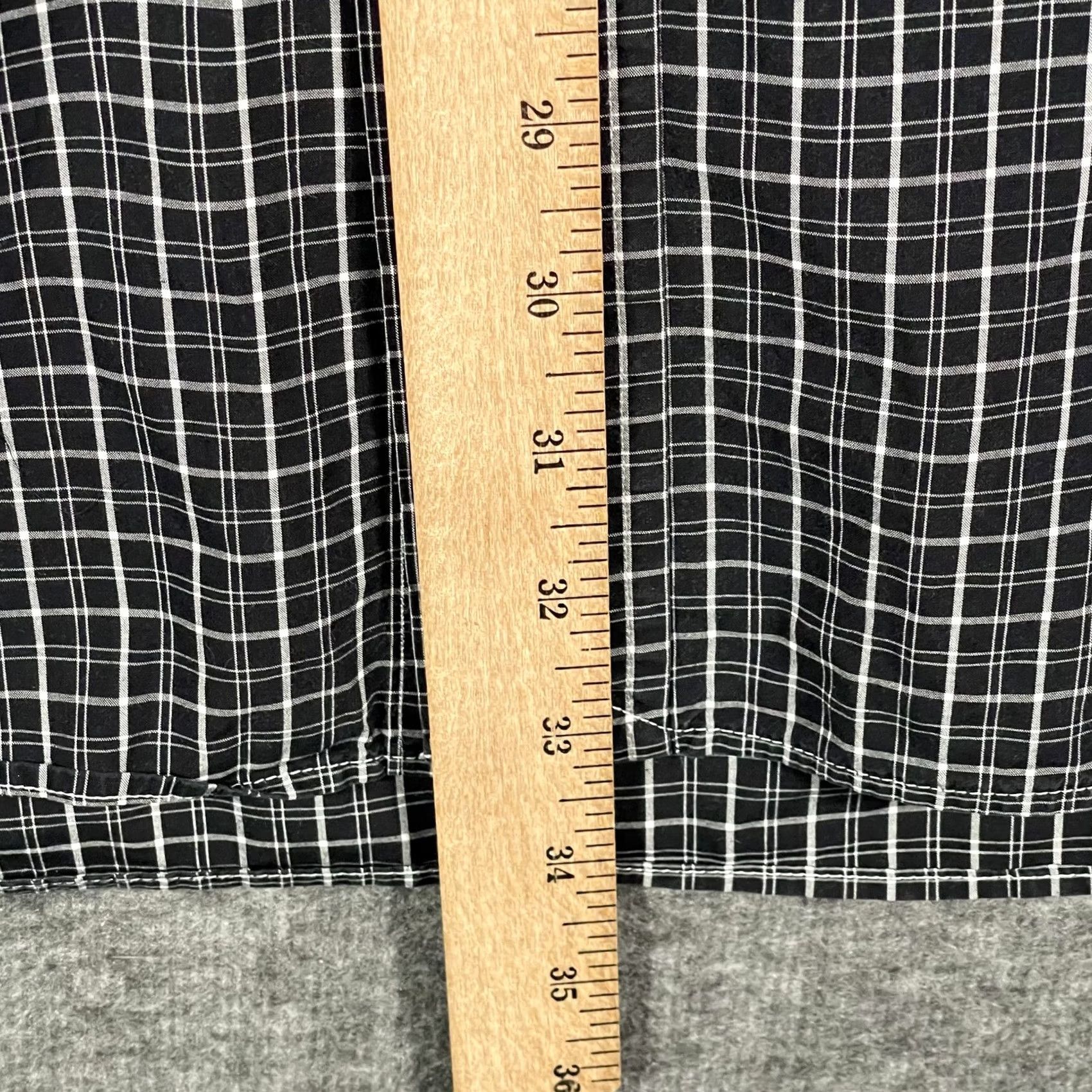 Ralph Lauren Ralph Lauren Shirt Mens 3XLT Black Check Button-Down Long Sleeve Big Tall Shirt Size US XXL / EU 58 / 5 - 8 Thumbnail