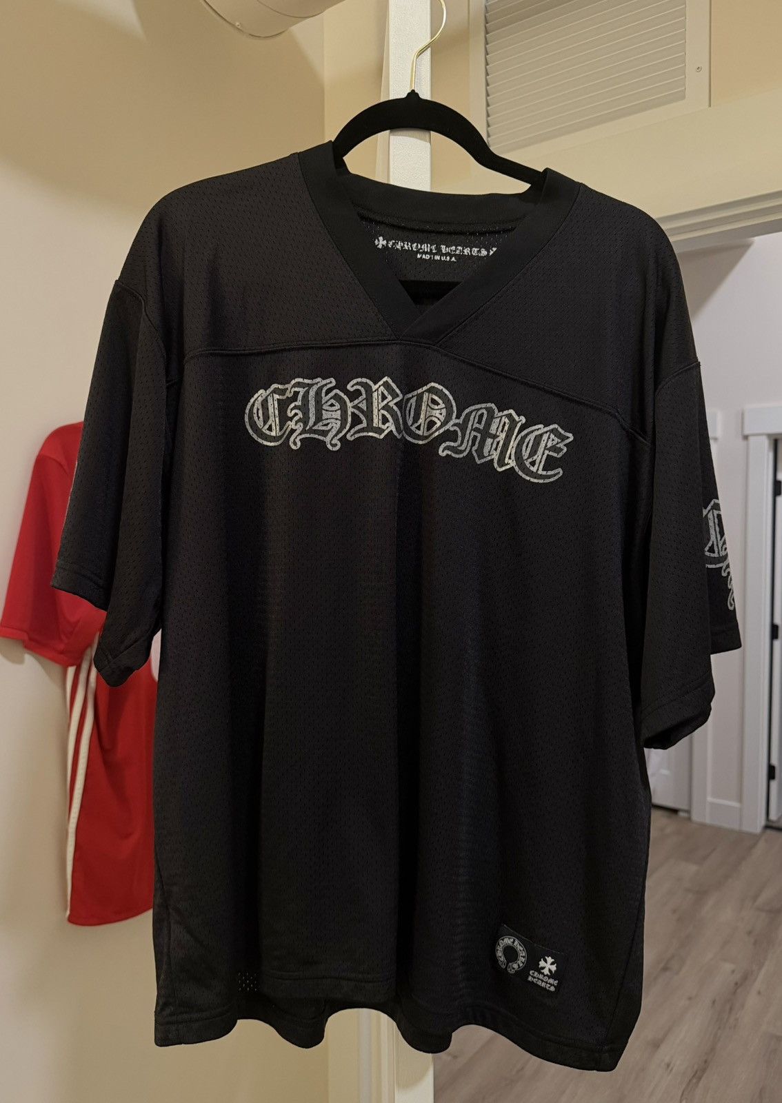Chrome Hearts (RARE)2023 ASPEN EDITION CHROME HEARTS STADIUM JERSEY Size US XL / EU 56 / 4 - 1 Thumbnail