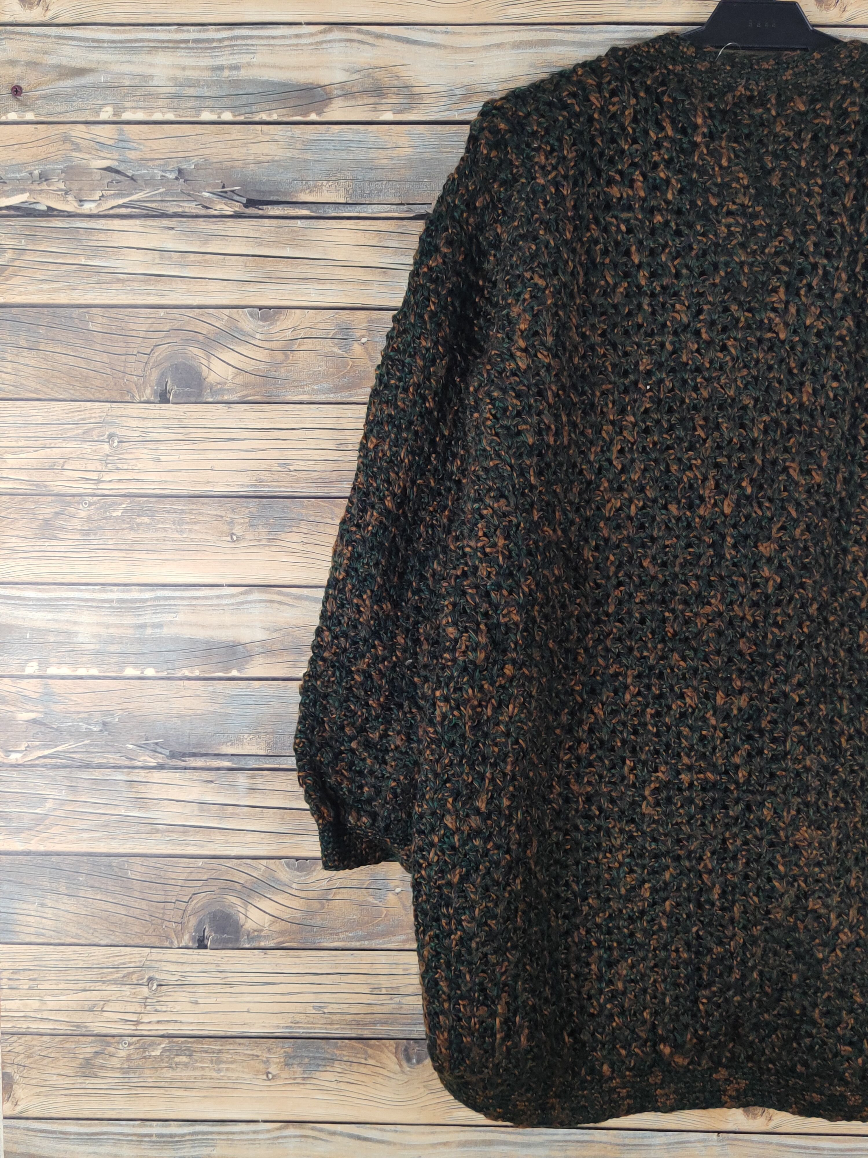 Japanese Brand Japan vintage Green Brown Knitwear cardigan Sweaters #W1777 Size US L / EU 52-54 / 3 - 8 Thumbnail