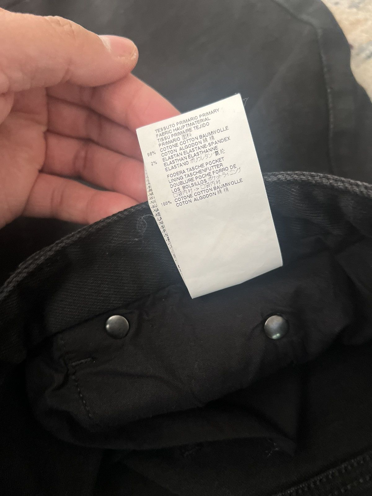 Maison Margiela Maison Margiela Black Denim Jeans Sz 38 Size US 38 / EU 54 - 6 Thumbnail