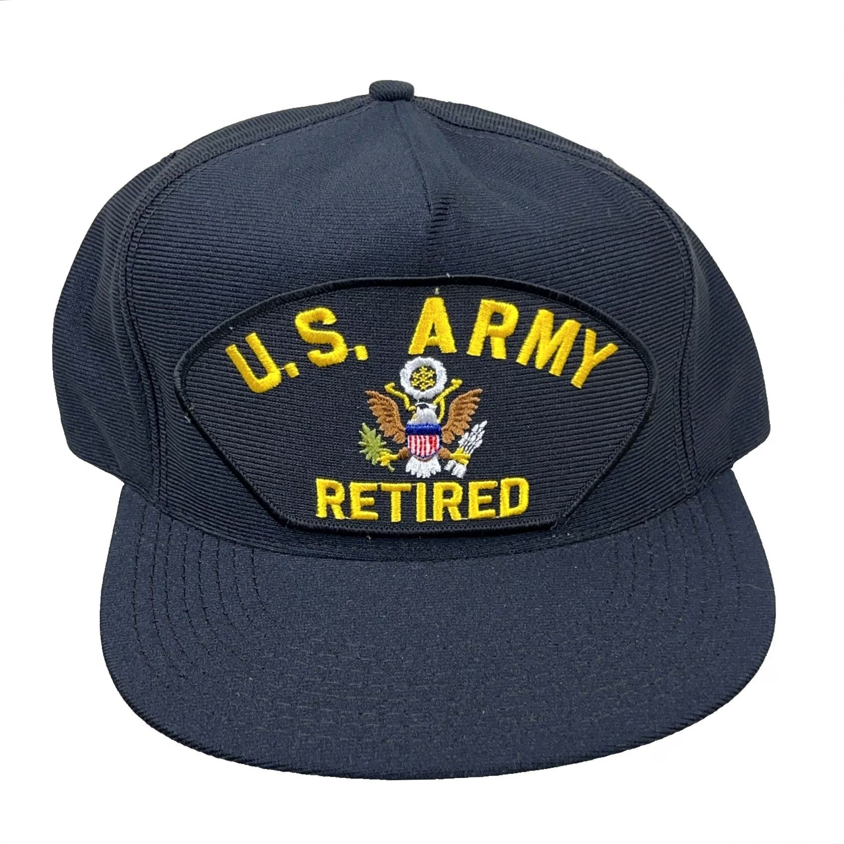 Vintage VINTAGE USA US Army Retired Veteran Patch Cap Hat Snapback Black United States Size ONE SIZE - 2 Thumbnail