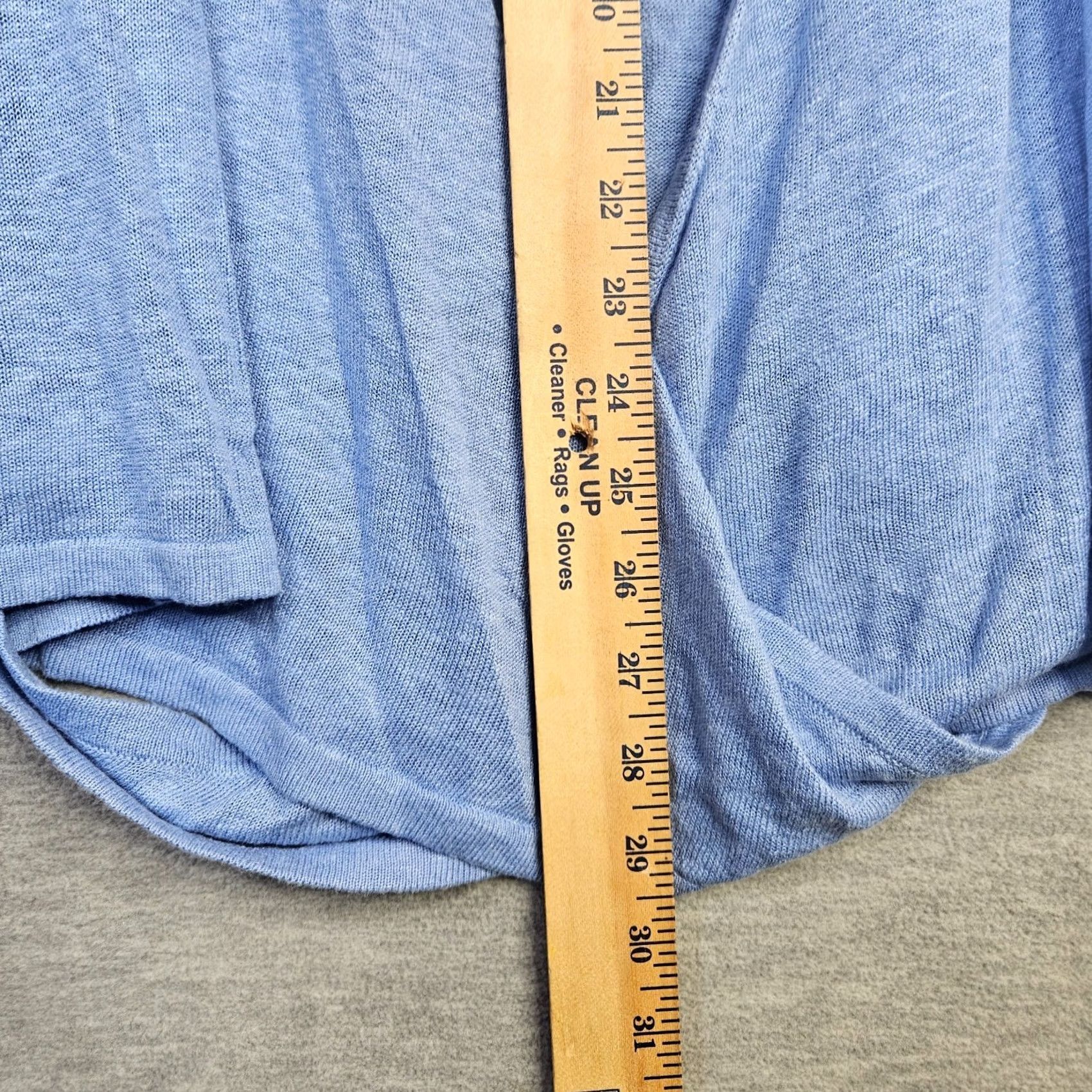 J. Jill J.JILL Wearever Collection Sweater Women's Size 2X Blue V-neck Cross Button Size XXL / US 16-18 / IT 52-54 - 4 Thumbnail