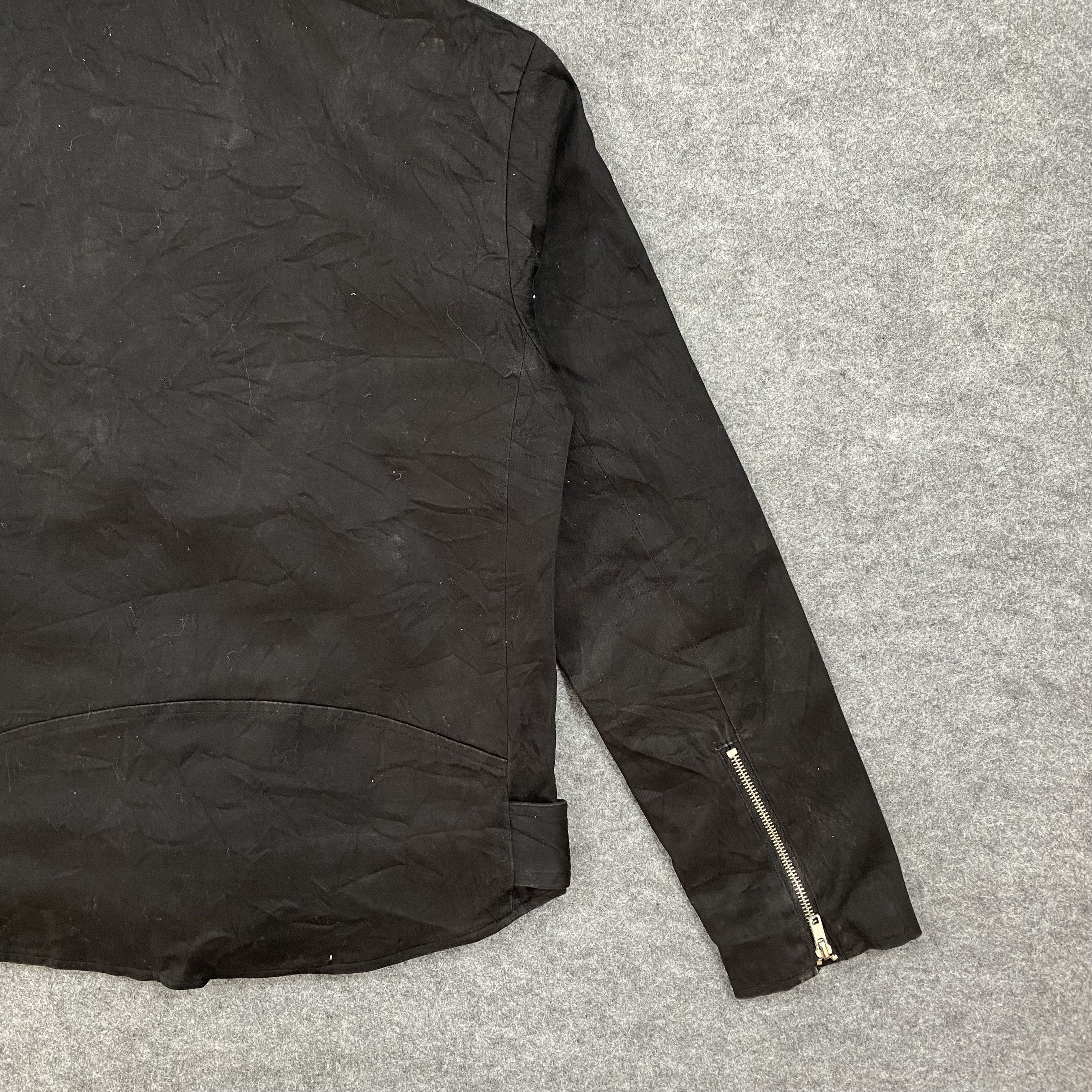 If Six Was Nine VTG 90s Body Wave Japan Double Rider Canvas Biker Jacket Size US L / EU 52-54 / 3 - 9 Thumbnail