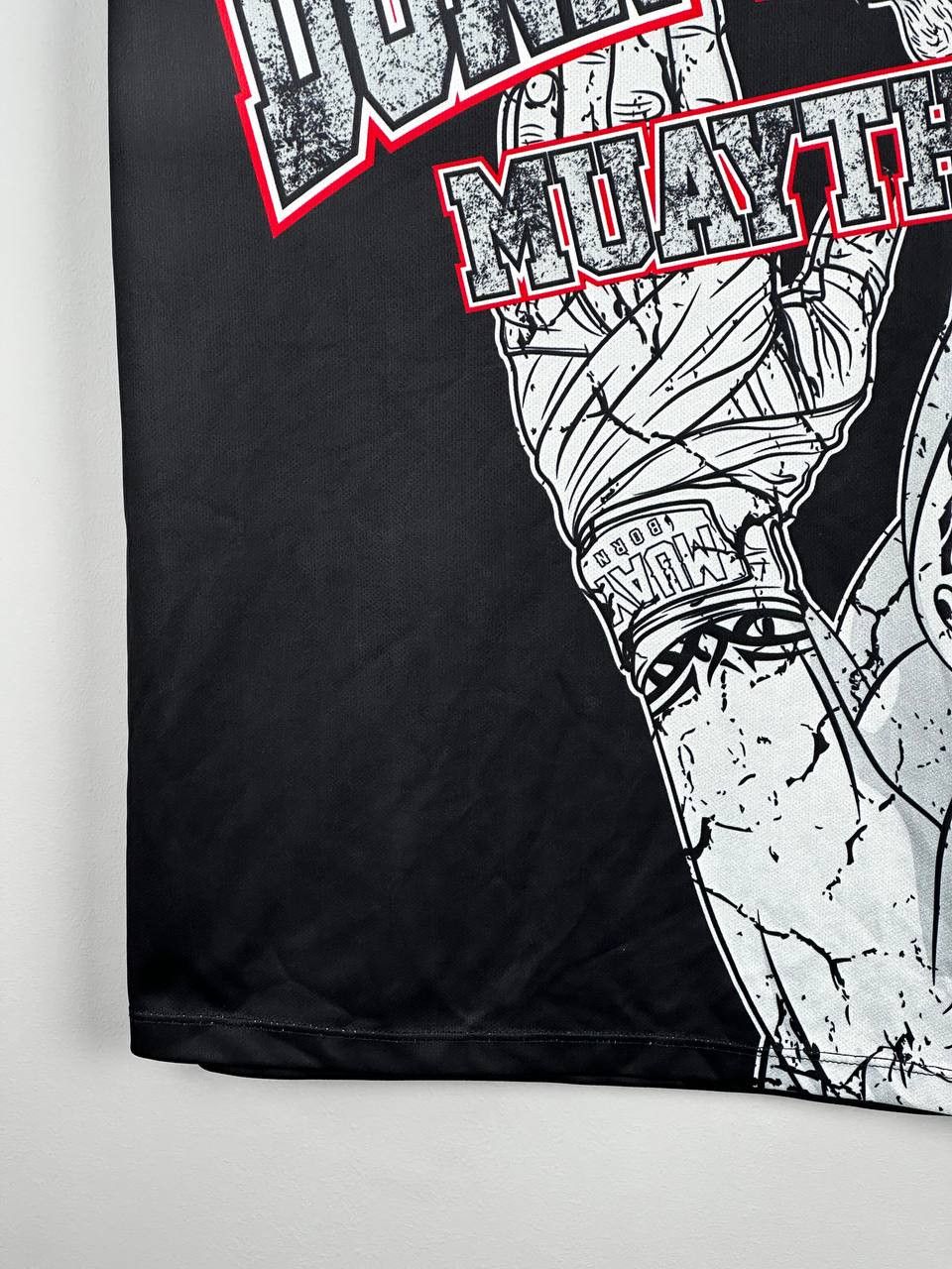 Vintage Muay Thai Fight Born Training Sport Rush Guard T Shirt Size US L / EU 52-54 / 3 - 6 Thumbnail