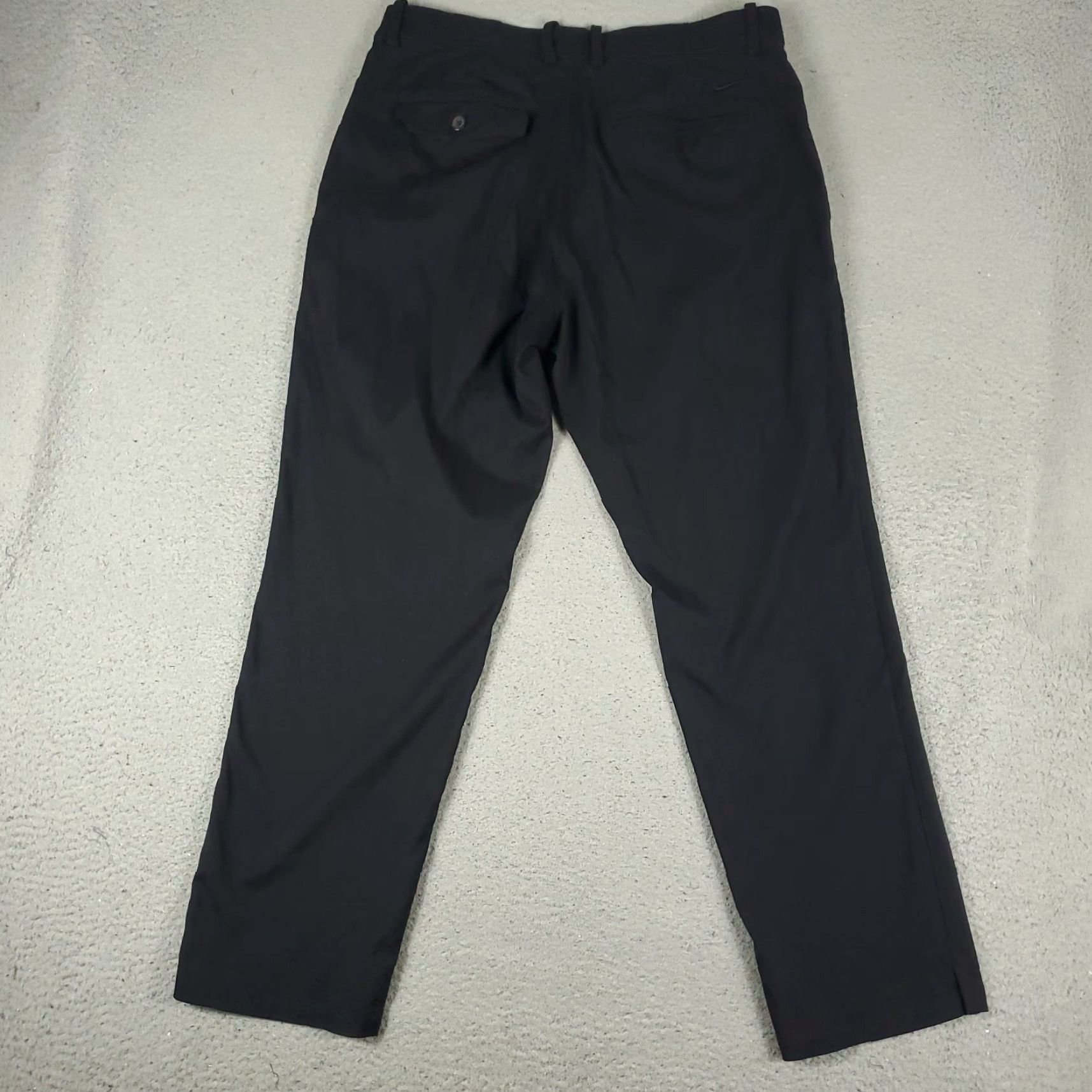 Nike Nike Pants Mens 36x30 Black Dri Fit Golf Flat Front Chino Trousers Size US 36 / EU 52 - 7 Thumbnail