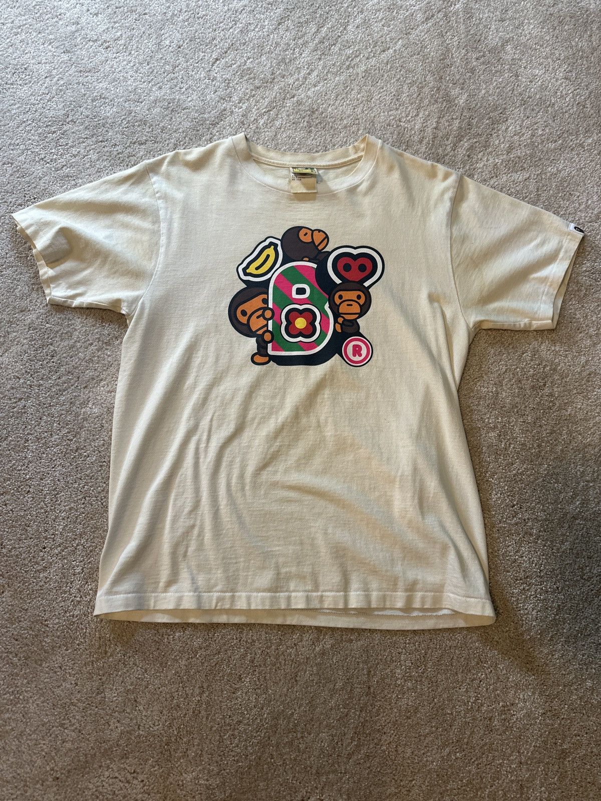 Bape BAPE Baby Milo White Tee Size US M / EU 48-50 / 2 - 1 Thumbnail