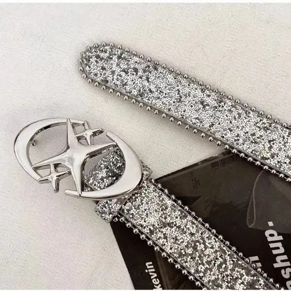 Vintage Vintage Super Glitter Rhinestone Belt Size ONE SIZE - 3 Thumbnail