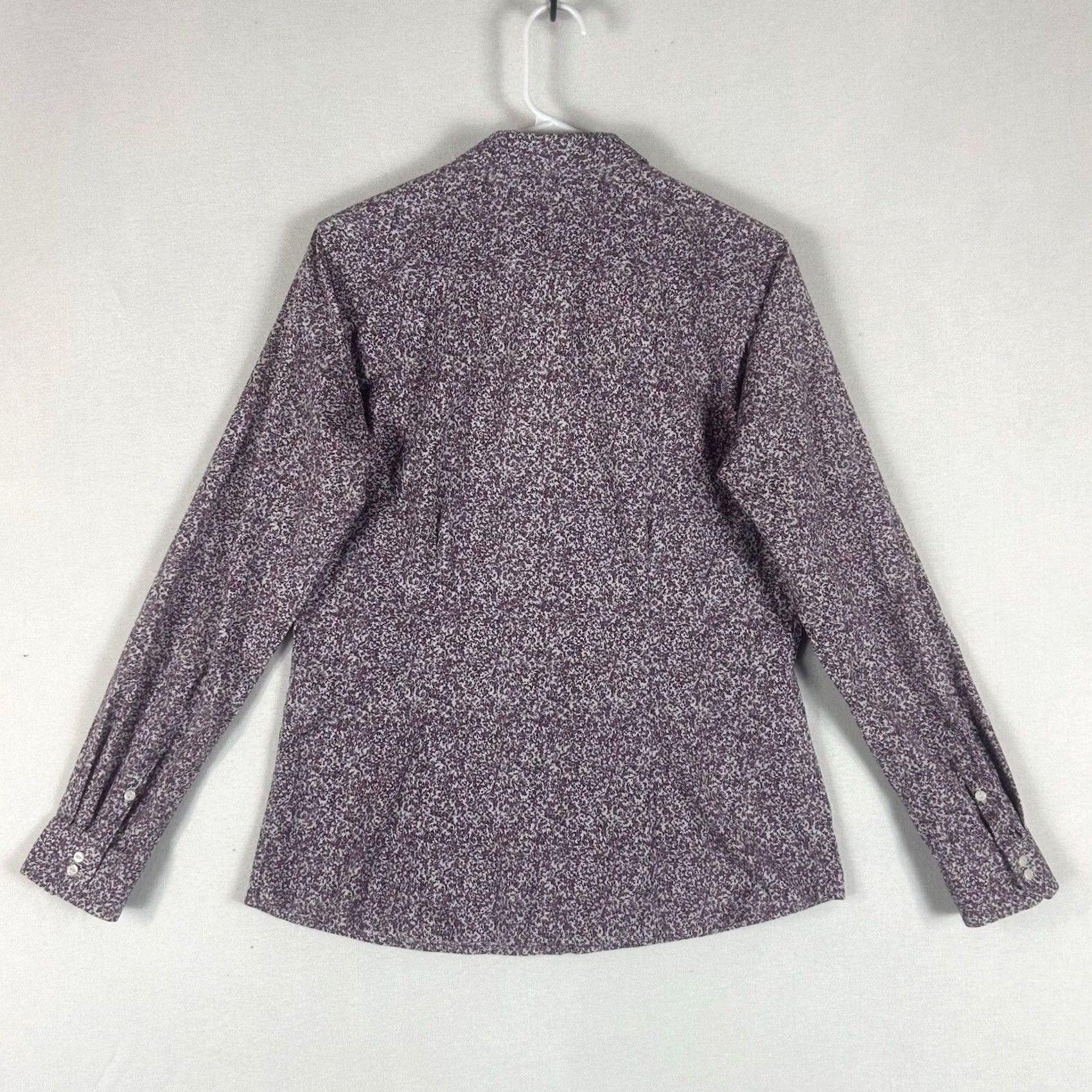 Eddie Bauer Eddie Bauer Button-Up Shirt Womens L Purple Stretch Wrinkle Resistant Casual Shirt Size L / US 10 / IT 46 - 6 Thumbnail