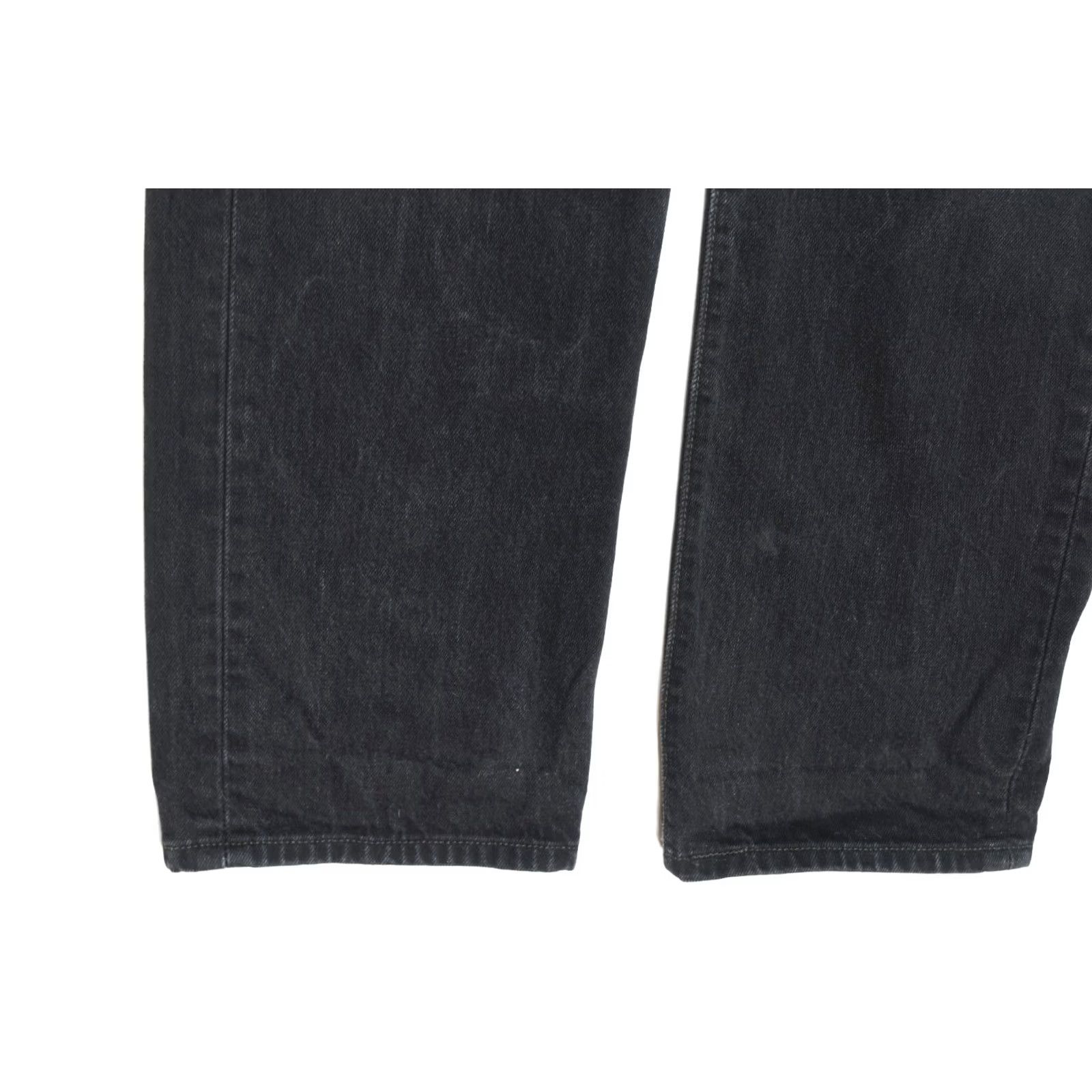 Levi's Levi's 501 Jeans Mens 33x30 Black Original Straight Fit Button-Fly Denim Jeans Size US 33 - 4 Thumbnail