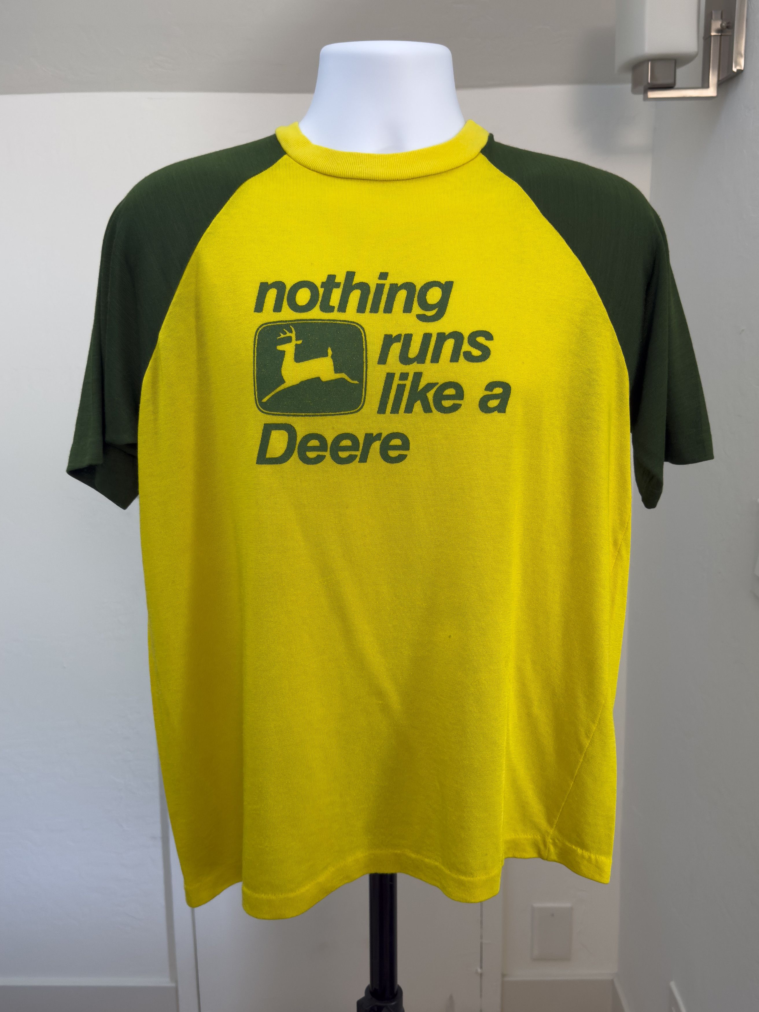 John Deere Vintage John Deere “Nothing Runs Like a Deere” Raglan Jersey Size US XL / EU 56 / 4 - 1 Thumbnail