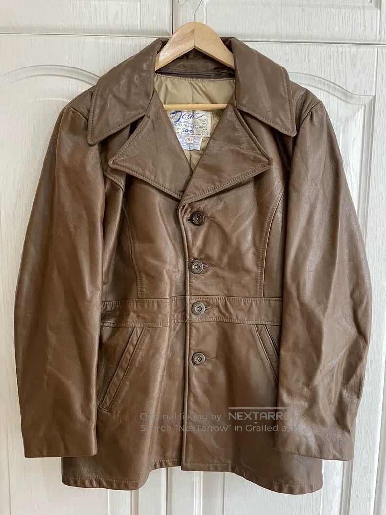 Schott Schott The first year of the leather coat Size US M / EU 48-50 / 2 - 1 Thumbnail