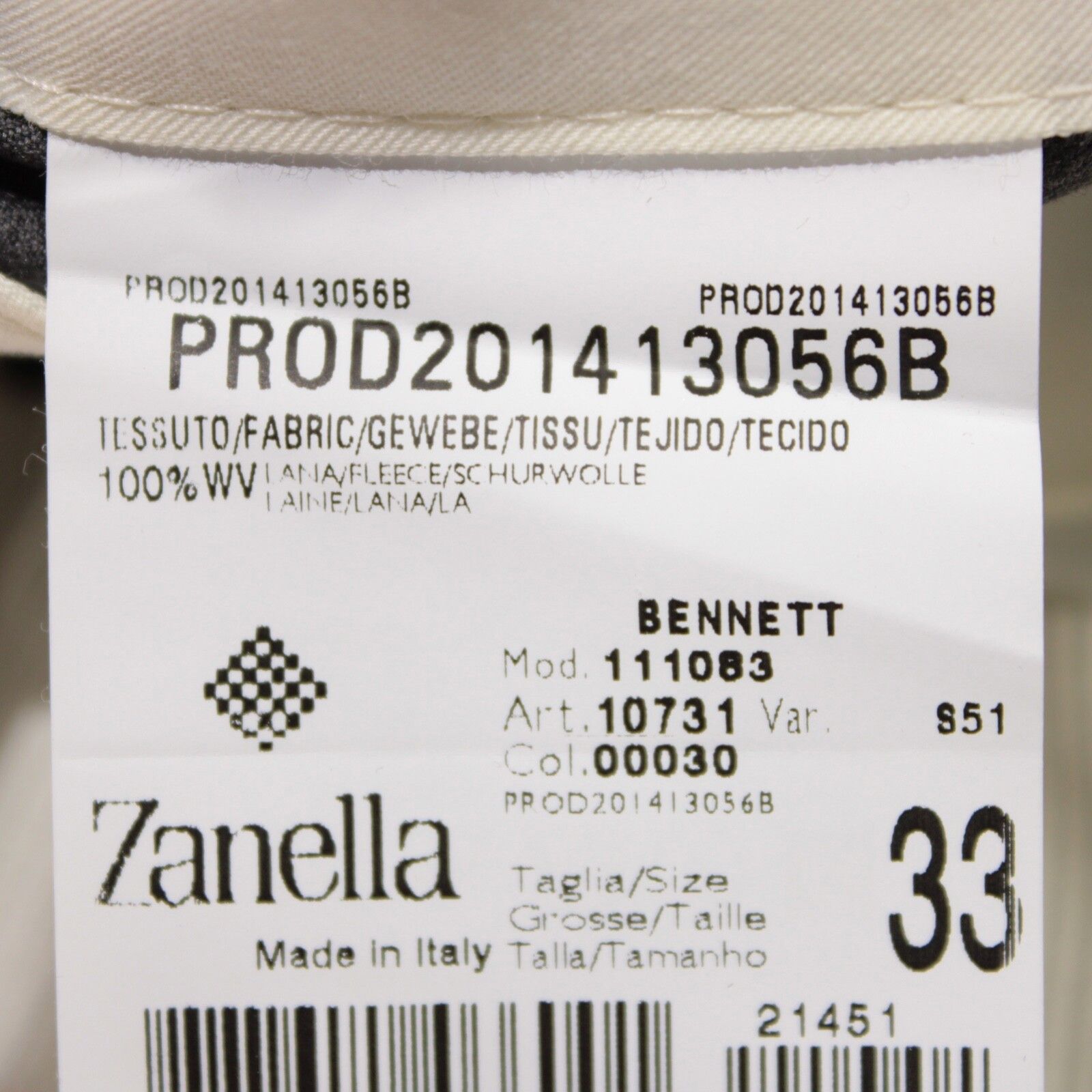 Zanella Zanella New with tags Dress Pants Size 33 US In Gray Size US 33 - 5 Thumbnail