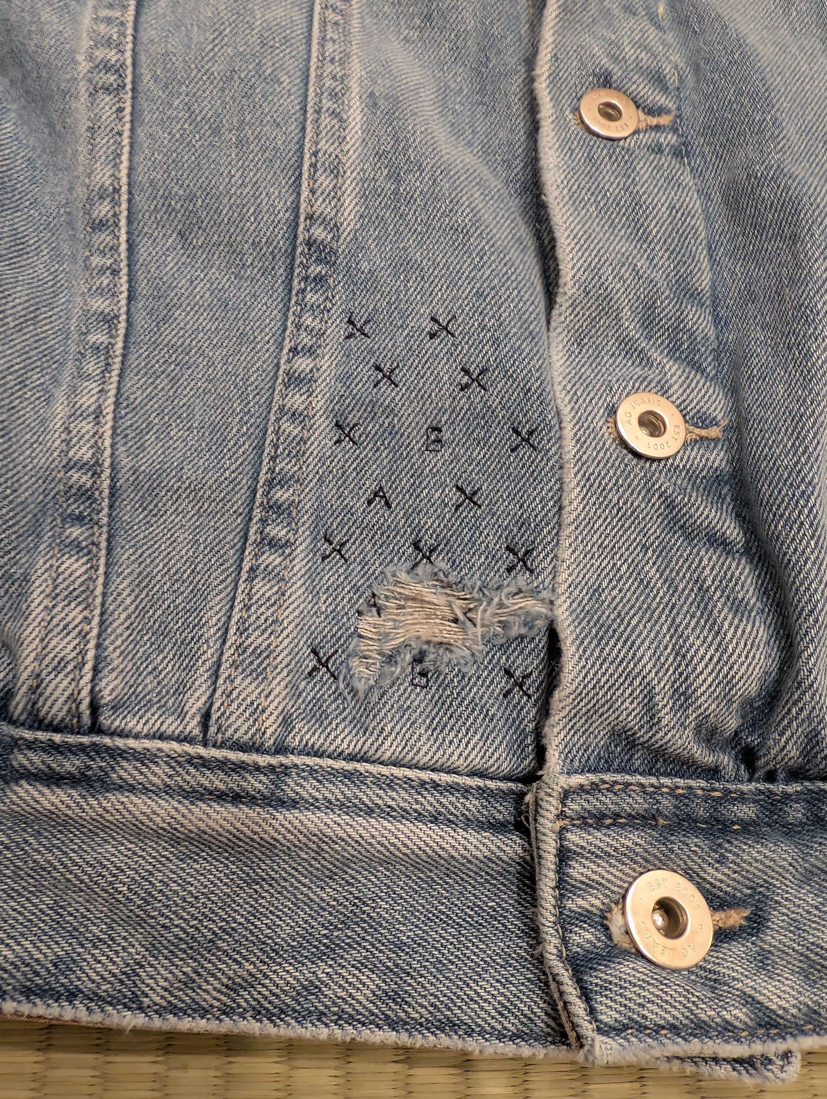 AG Adriano Goldschmied ONE OF A KIND Adriano Goldschmeid AG-ED Denim Jacket Size US M / EU 48-50 / 2 - 9 Thumbnail