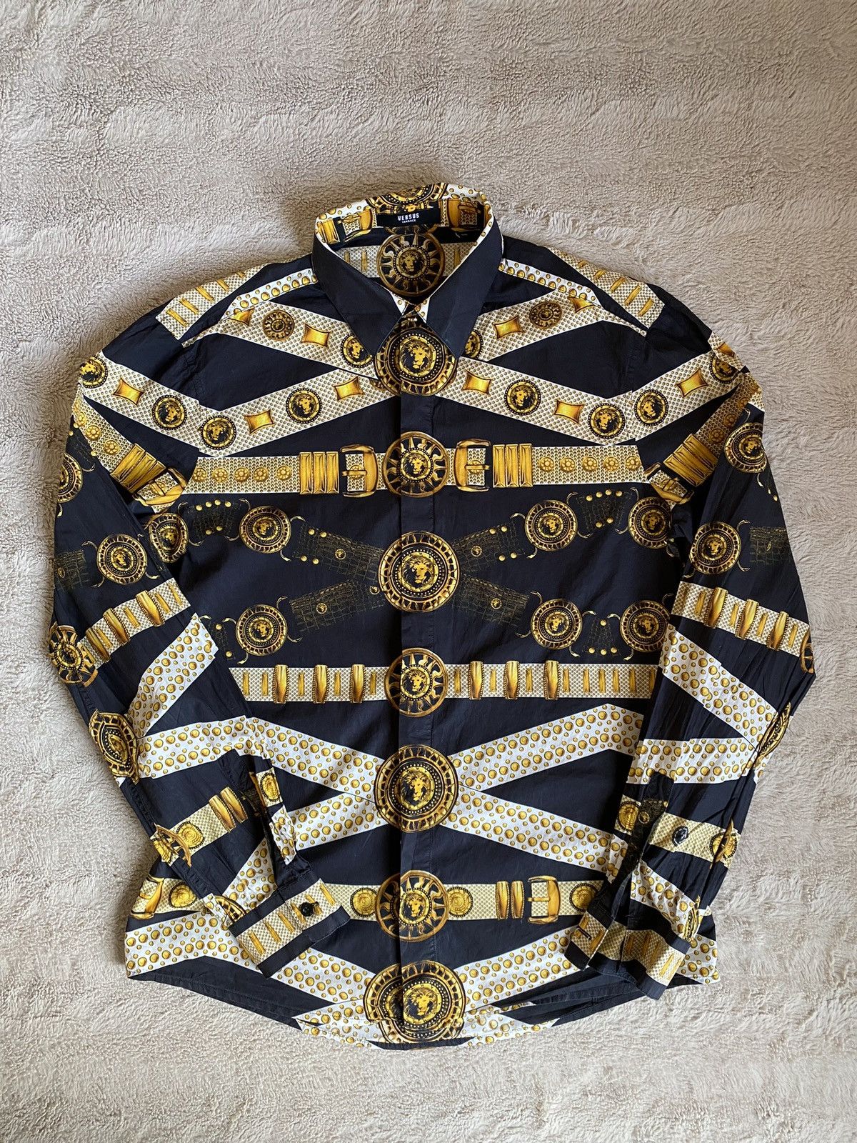 image of Gianni Versace x Versace Shirt Versace S in Black, Men's (Size Small)