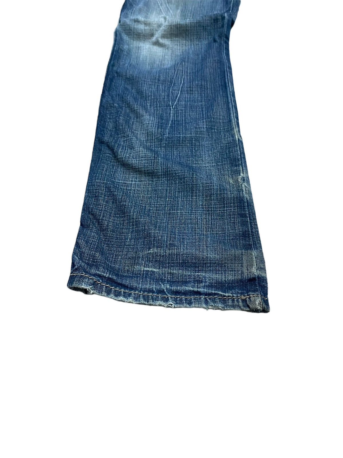 Marithe + Francois Girbaud Vintage MFG Lace Up Distressed Jeans Size US 31 - 7 Thumbnail