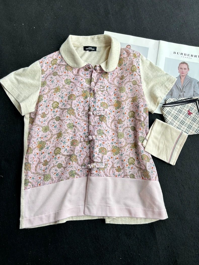 Comme des Garcons Comme Des Garcons Fancy Chinese-style buttoned short sleev Size M / US 6-8 / IT 42-44 - 2 Thumbnail