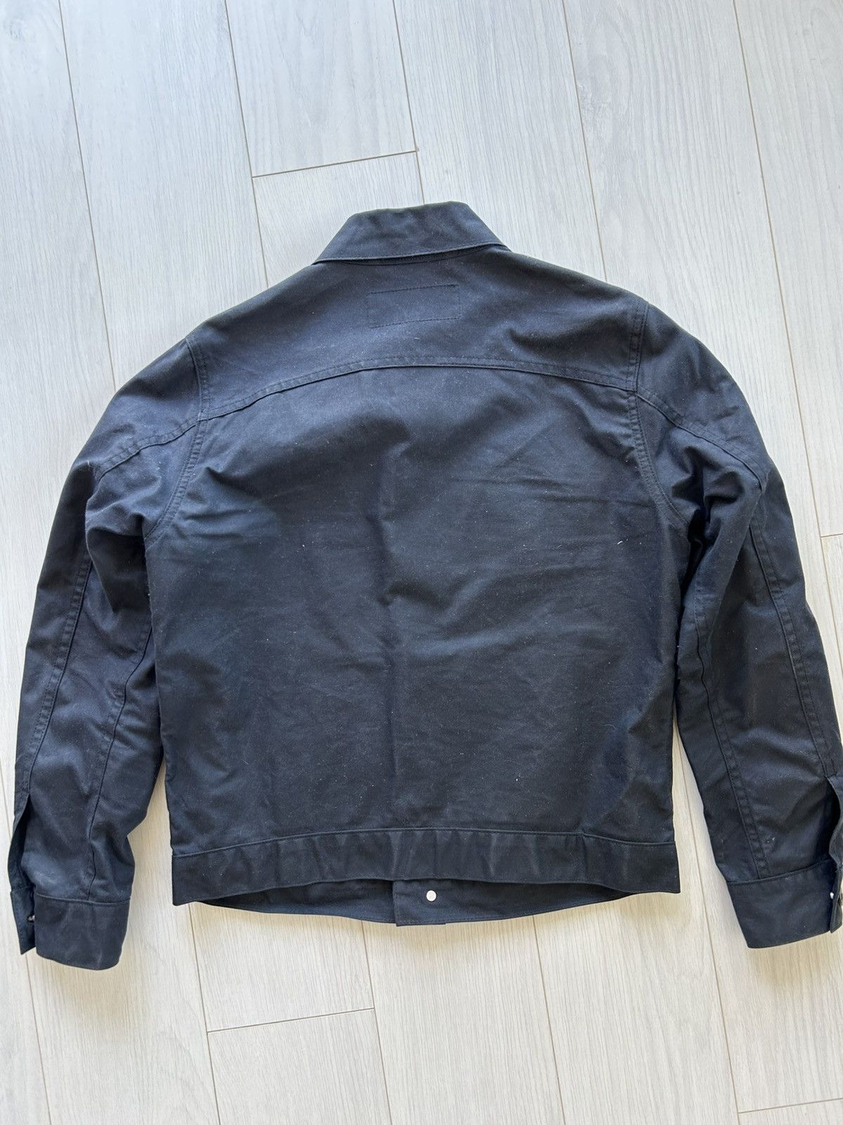 Rogue Territory × Snake Oil Provisions Black Waxed Canvas Cruiser Jacket Size US S / EU 44-46 / 1 - 2 Thumbnail