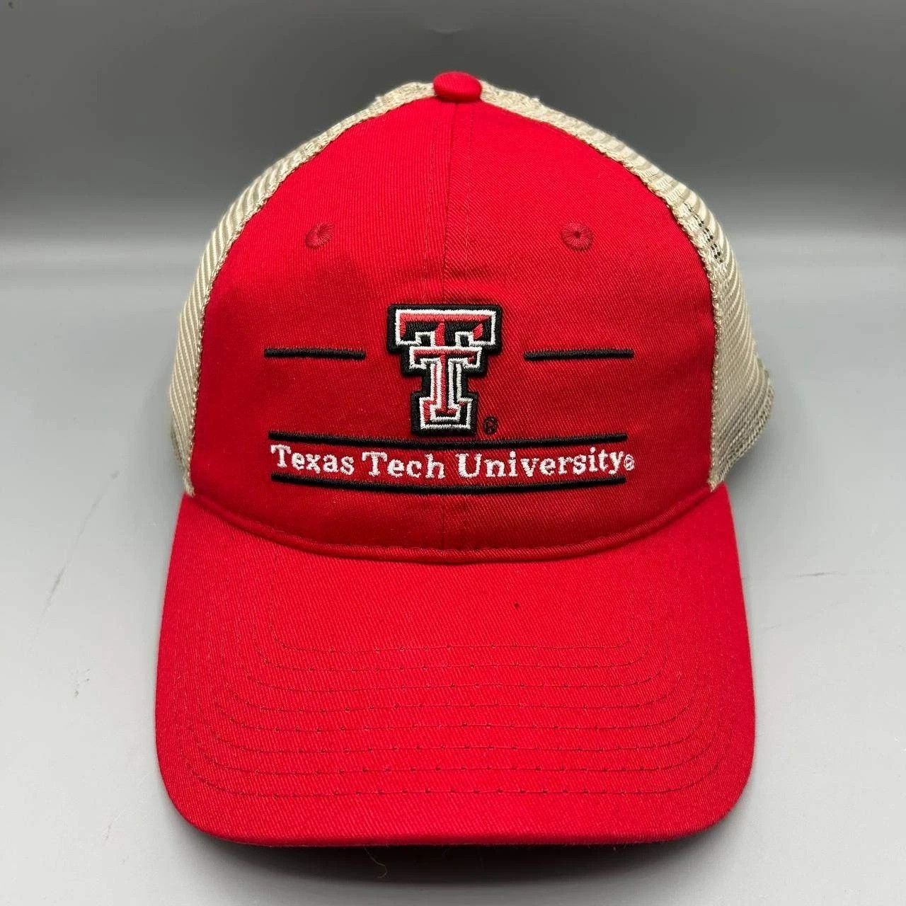 The Game Texas Tech Red Raiders Trucker Hat Men Red NCAA Snap Back Size ONE SIZE - 1 Thumbnail
