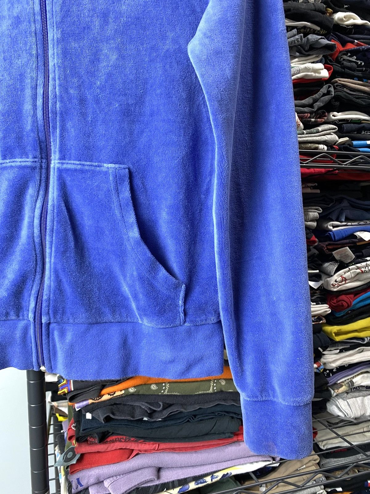 Juicy Couture Vintage Juicy Couture Velour Hoodie Rhinestones Y2K Size S / US 4 / IT 40 - 8 Thumbnail