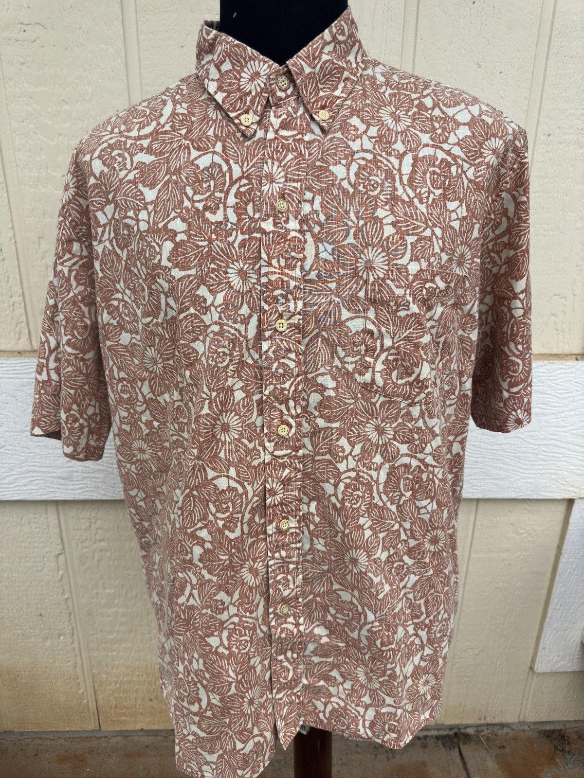 Reyn Spooner Reyn Spooner Hawaiian Print Red Full Button Men's XL Size US XL / EU 56 / 4 - 1 Thumbnail