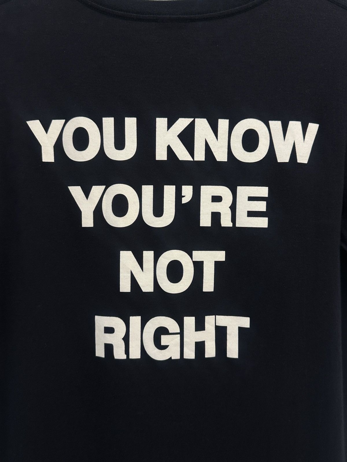 Number (N)ine NUMBER (N)INE STUPID “You know you’re not right” Tee Size US M / EU 48-50 / 2 - 3 Thumbnail