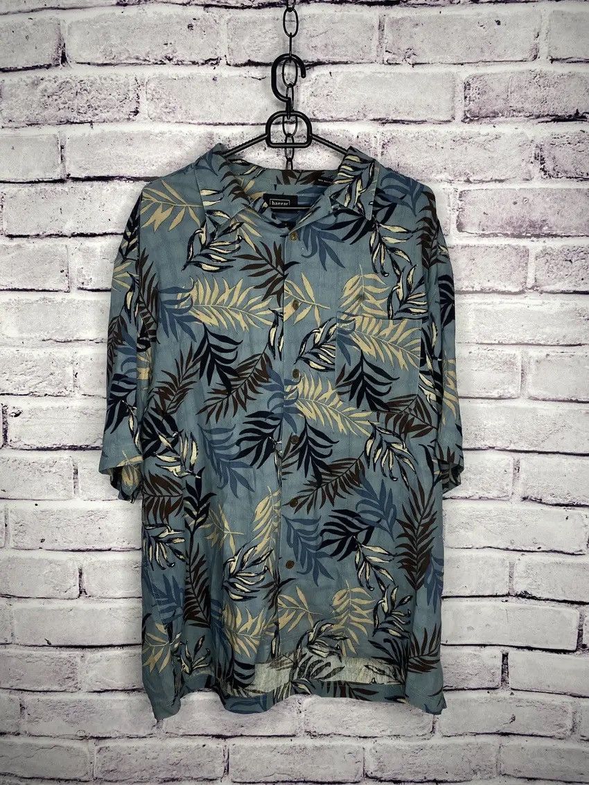 Haggar Haggar Shirt Mens Large Short Sleeve Button Up Polyester Size US L / EU 52-54 / 3 - 1 Thumbnail