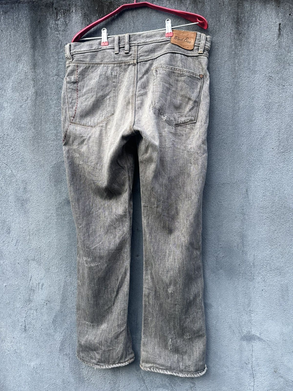 Paul Smith Red Ear 👹Vintage THRASHED Paul Smith X Red Ear Baggy Jeans Size US 32 / EU 48 - 3 Thumbnail