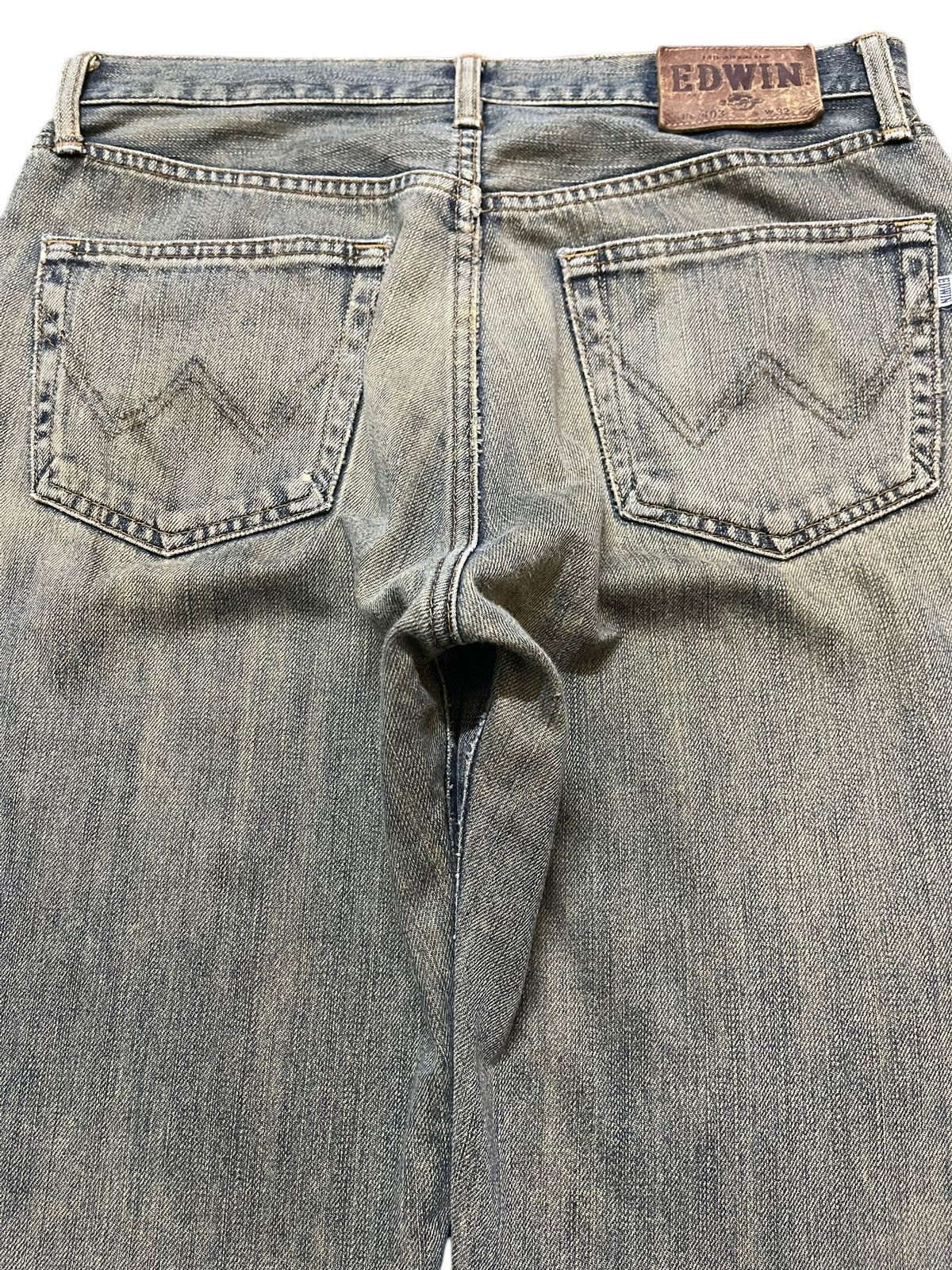 Edwin Vintage Edwin Faded Wash Distressed Loose Jeans Size US 32 / EU 48 - 5 Thumbnail