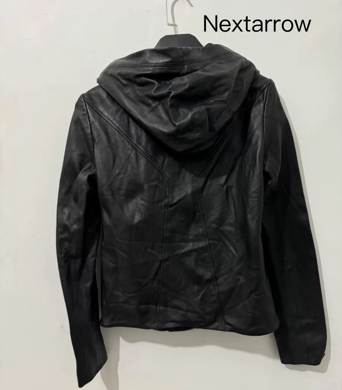 Helmut Lang Helmut Lang , leather jacket, hooded jacket Size US S / EU 44-46 / 1 - 3 Thumbnail