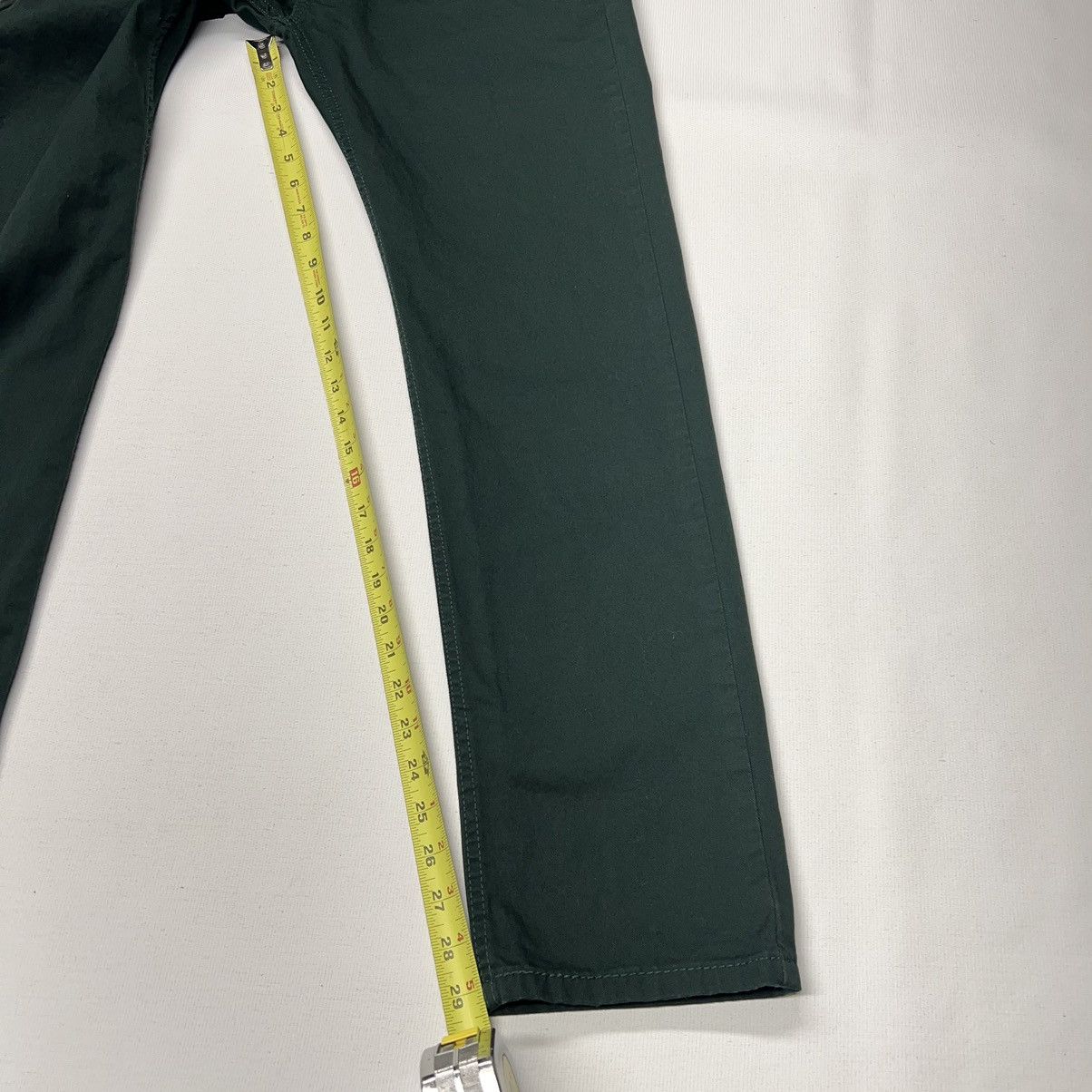 Levi's Levis Pants Green 502 Regular Taper Fit Pants Preppy Y2K Size US 29 - 19 Thumbnail