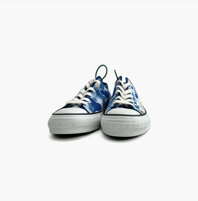 Bape A Bathing Ape ABC Camo Canvas Sneaker Blue Size US 8 / EU 41 - 4 Thumbnail