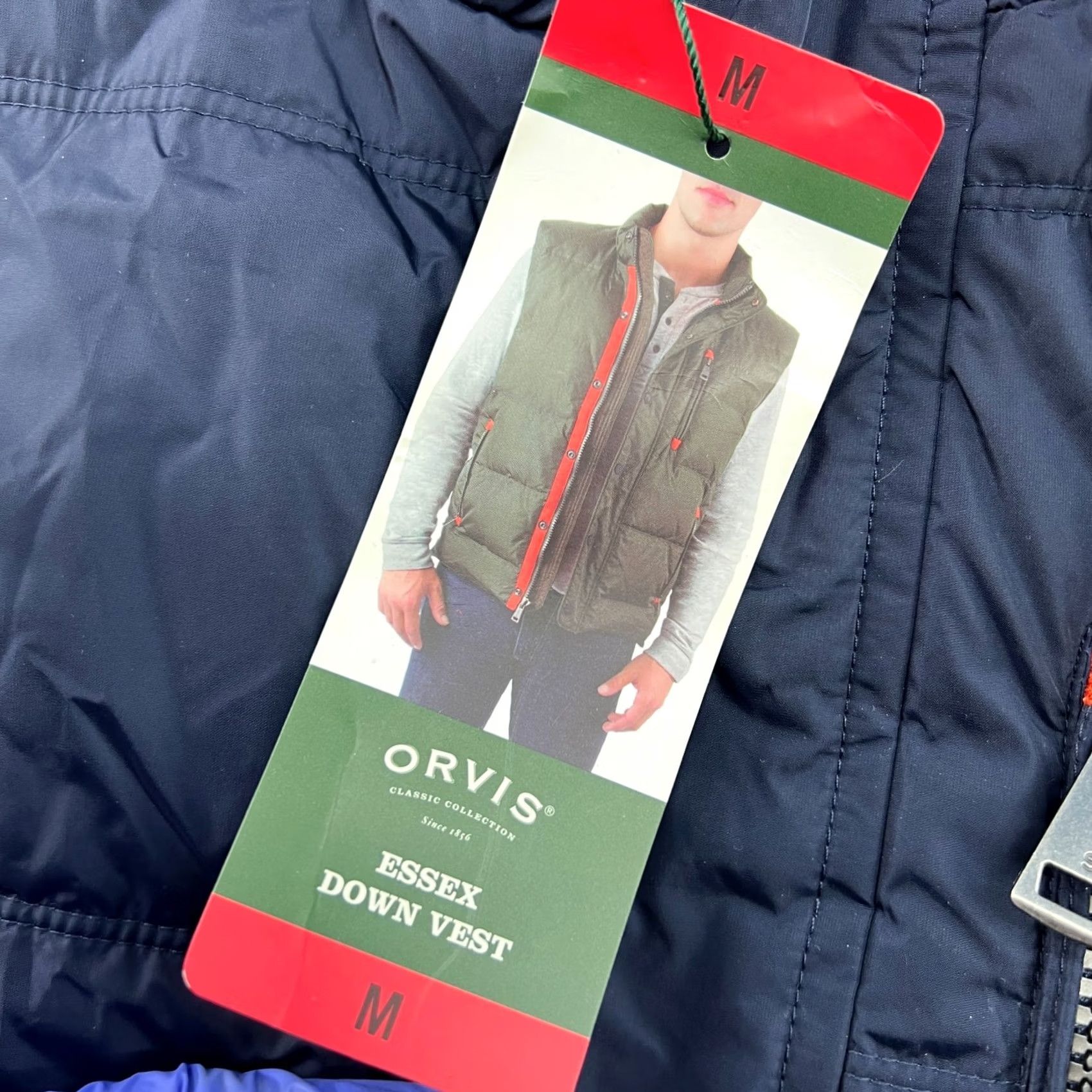 Orvis Orvis Vest Mens Goose Down Medium Navy Blue Pockets Essex 3-in-1 Zip Size US M / EU 48-50 / 2 - 4 Thumbnail