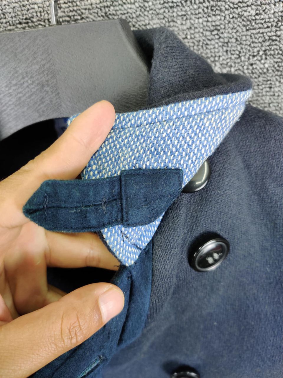 Blue Blue Japan Vintage Blue Blue Japan Arigato Double Breasted Coat Jacket Size US M / EU 48-50 / 2 - 7 Thumbnail