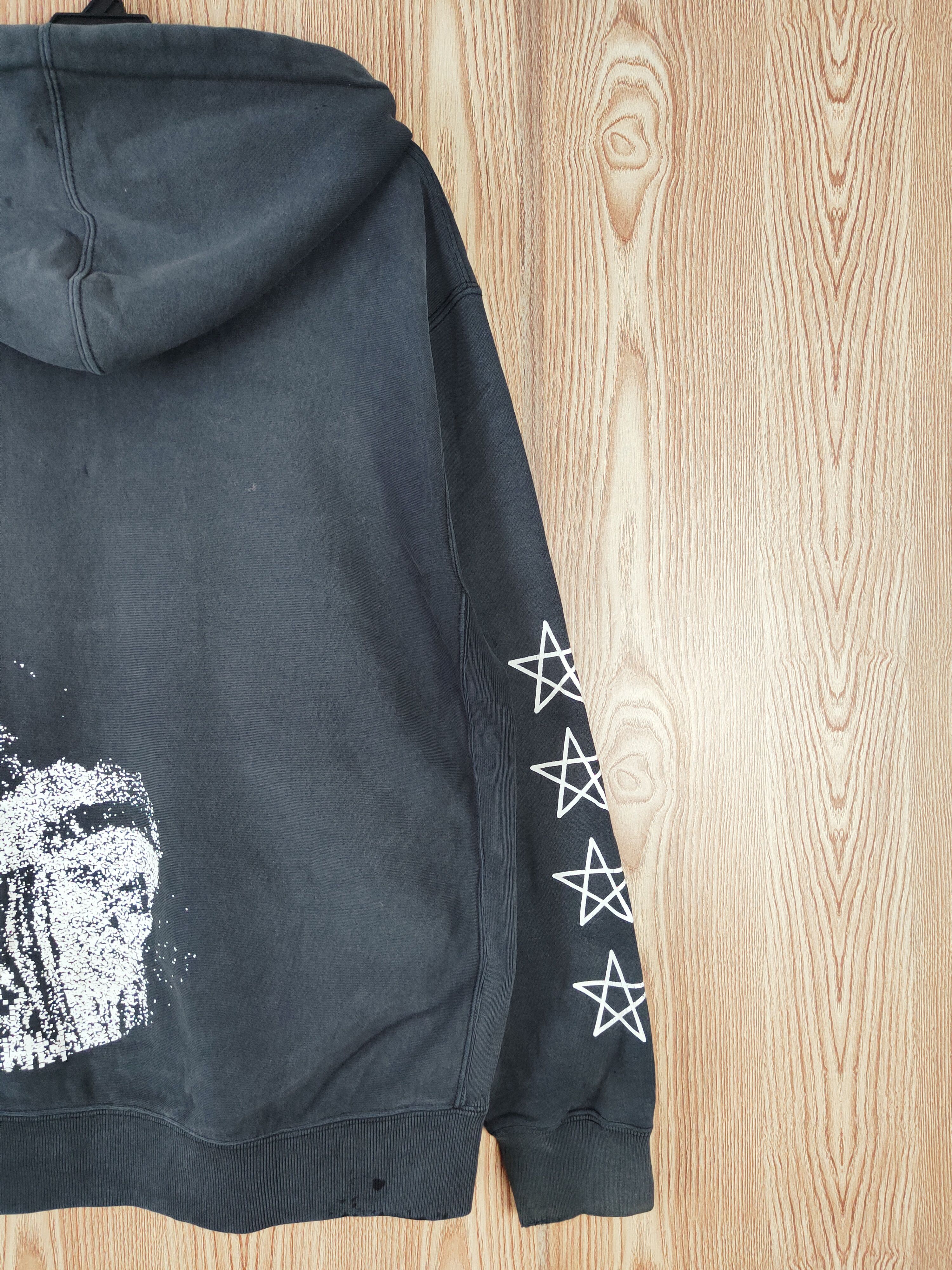 Japanese Brand × Vintage Japanese Brand Black Faded Lucky John Hoodie Sweaters Size US L / EU 52-54 / 3 - 12 Thumbnail