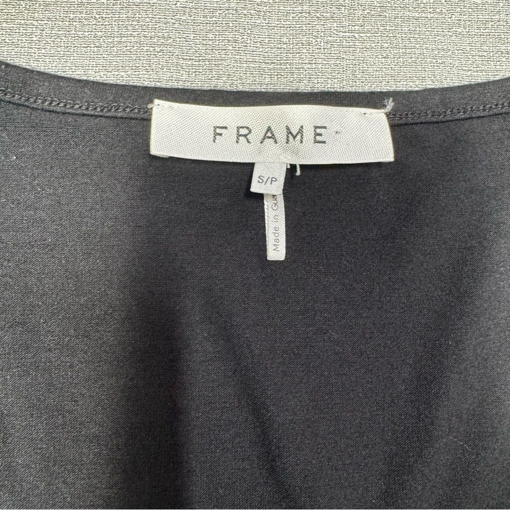 Frame Frame Puff Sleeve Viscose Black T-Shirt Size S Size S / US 4 / IT 40 - 7 Thumbnail