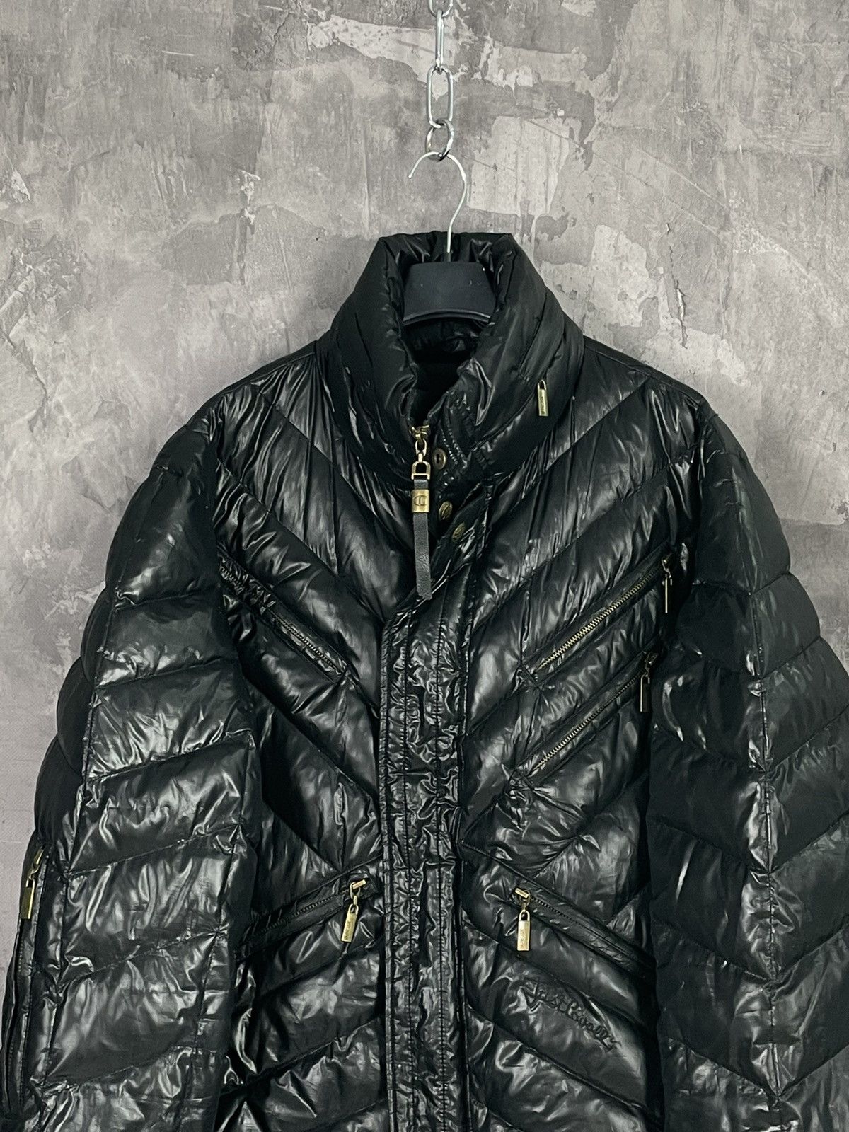 Just Cavalli × Vintage Vintage Archive Just Cavalli Cargo Puffer Bomber Jacket Size US XXL / EU 58 / 5 - 2 Thumbnail