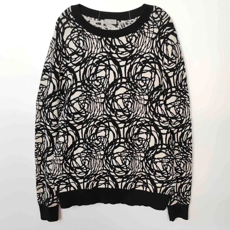 Dior Dior Black Wool Sweater for Men, Size XL 0089 Size US XL / EU 56 / 4 - 1 Thumbnail