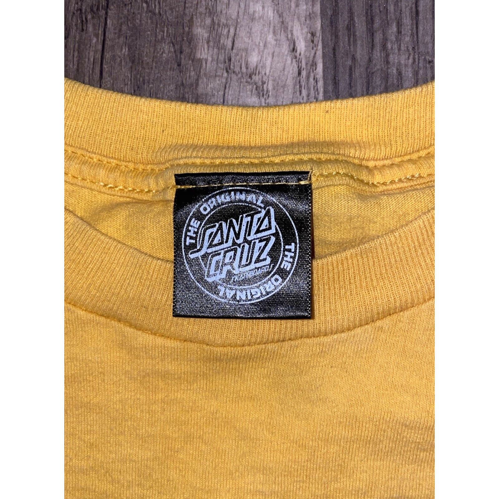 Vintage Santa Cruz T-Shirt Yellow Small Men Slim S? Size US S / EU 44-46 / 1 - 3 Thumbnail