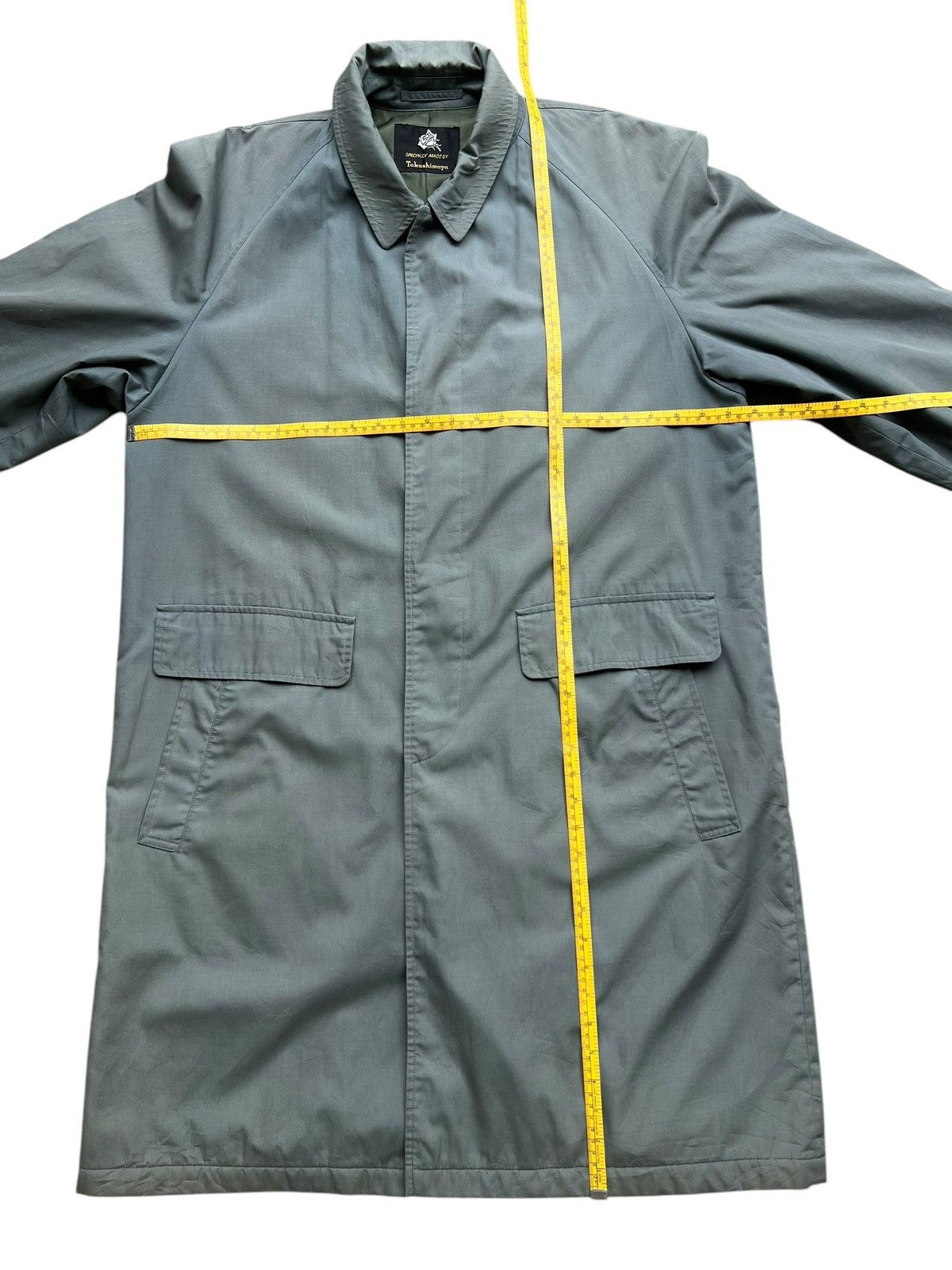 Japanese Brand Takashiyama Blue Trench Coat Size US L / EU 52-54 / 3 - 12 Thumbnail
