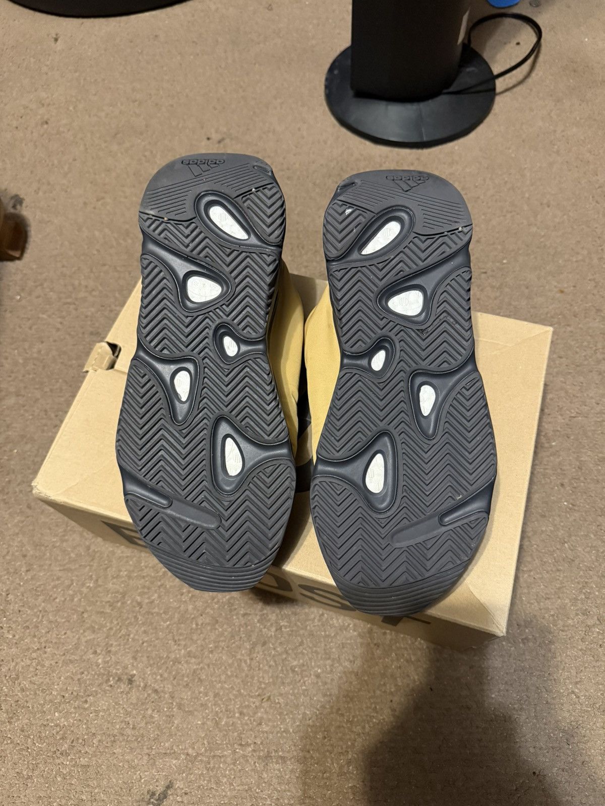Adidas Yeezy 700 MNVN “Yellow Flux” Size US 12 / EU 45 - 3 Thumbnail