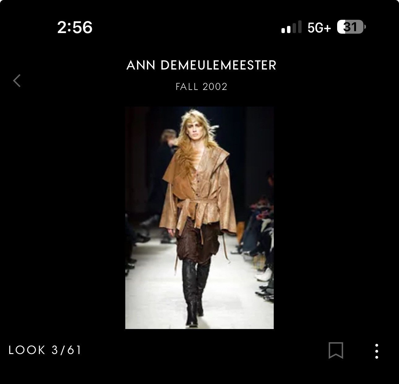 Ann Demeulemeester FW 2002 runway leather wrap jacket Size US M / EU 48-50 / 2 - 2 Thumbnail