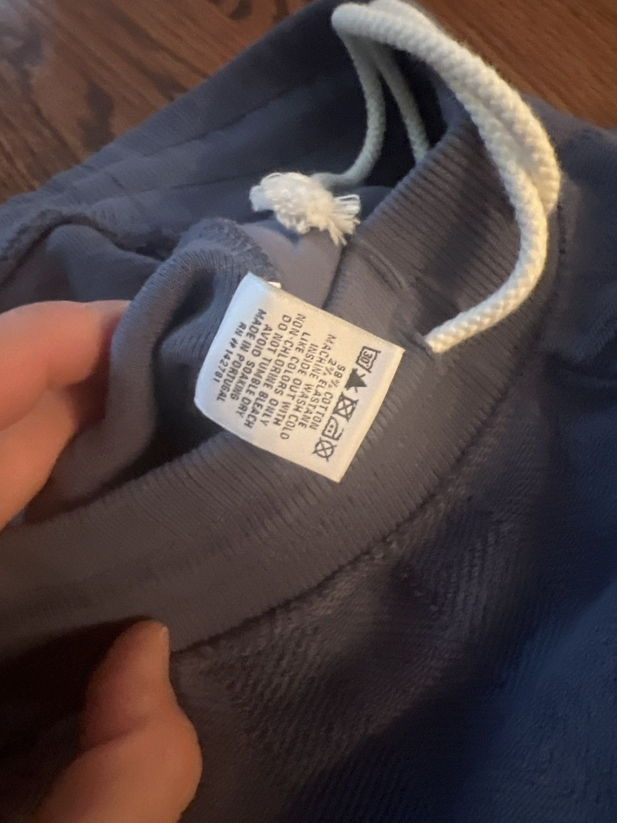 Aime Leon Dore Aime Leon Dore Herringbone Terry Uniform Sweatpants - Indigo Size US 31 - 5 Thumbnail