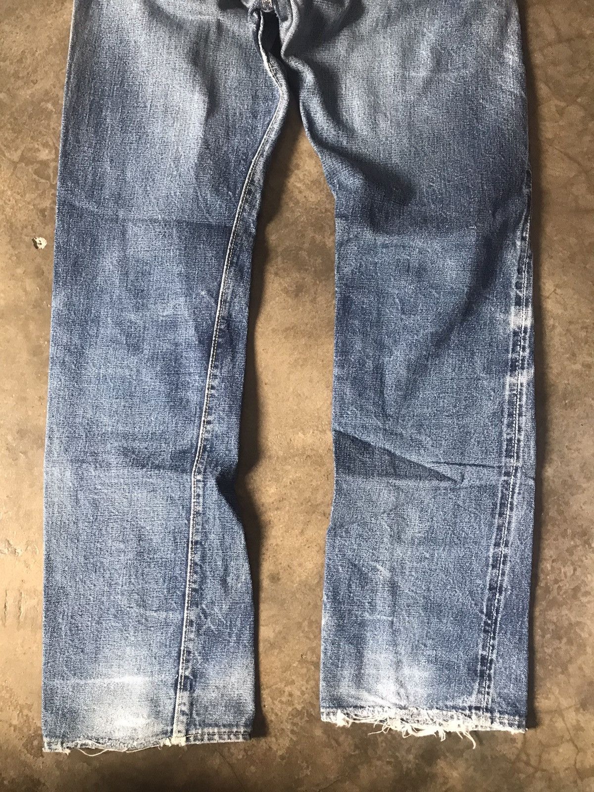 Denime DENIME - Vintage Look Straight Leg Denim Jeans Size US 26 / EU 42 - 11 Thumbnail