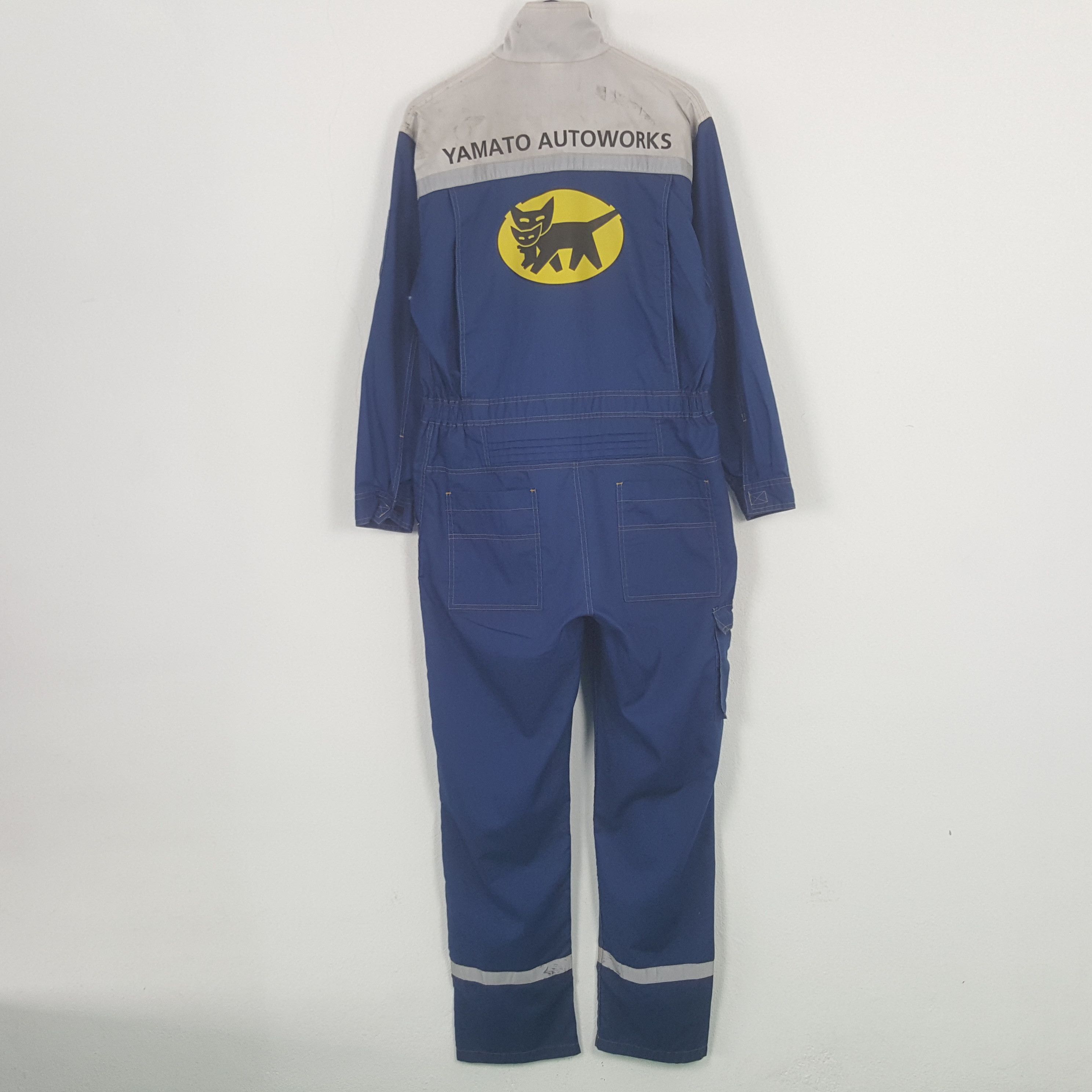 Japanese Brand Vintage Yamato Autoworks Worker Coverall Jumpsuit Jacket Size US M / EU 48-50 / 2 - 1 Thumbnail