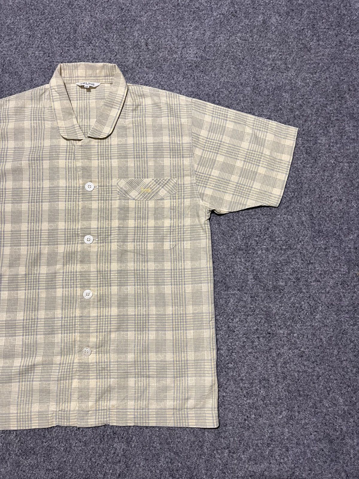 Celine × Vintage Vintage Rare Celine Short Shirt Size US M / EU 48-50 / 2 - 3 Thumbnail